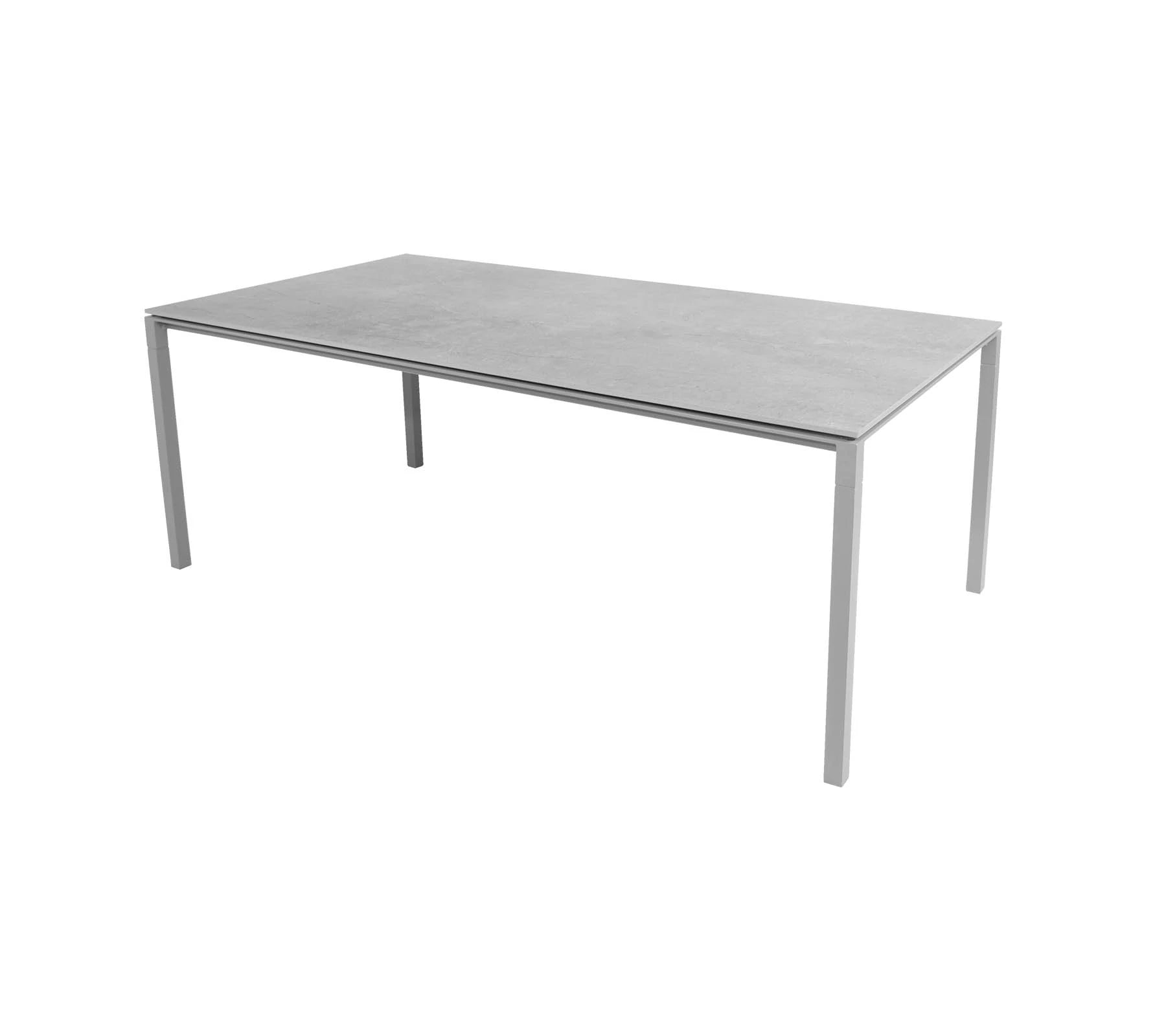 Cane-line 200x100cm Pure Ceramic Dining Table with Aluminum Frame