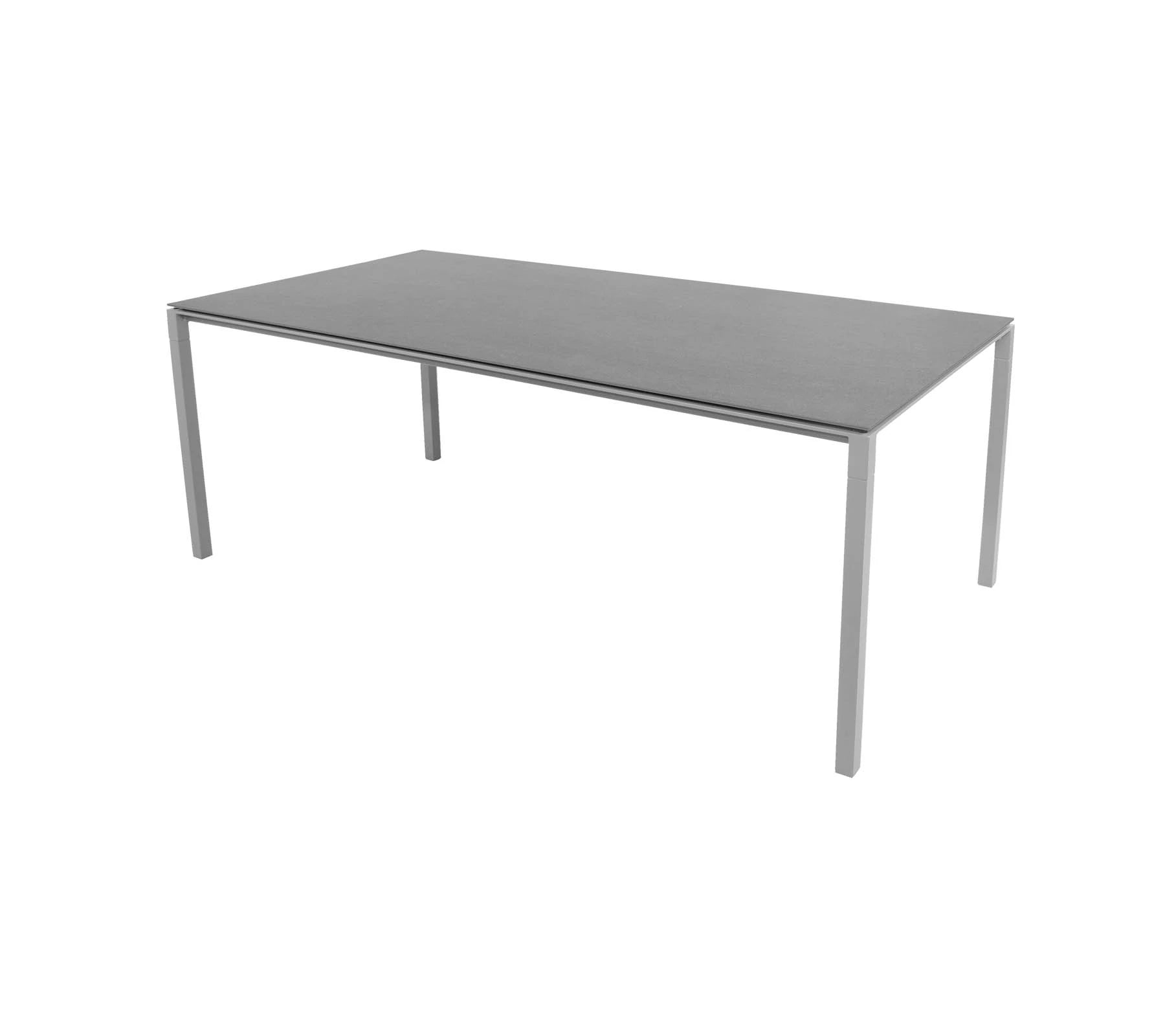 Cane-line 200x100cm Pure Ceramic Dining Table with Aluminum Frame