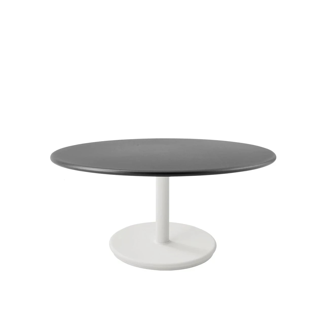 Cane-line Go Small Base Round 80cm Aluminum Coffee Table for Outdoor Use