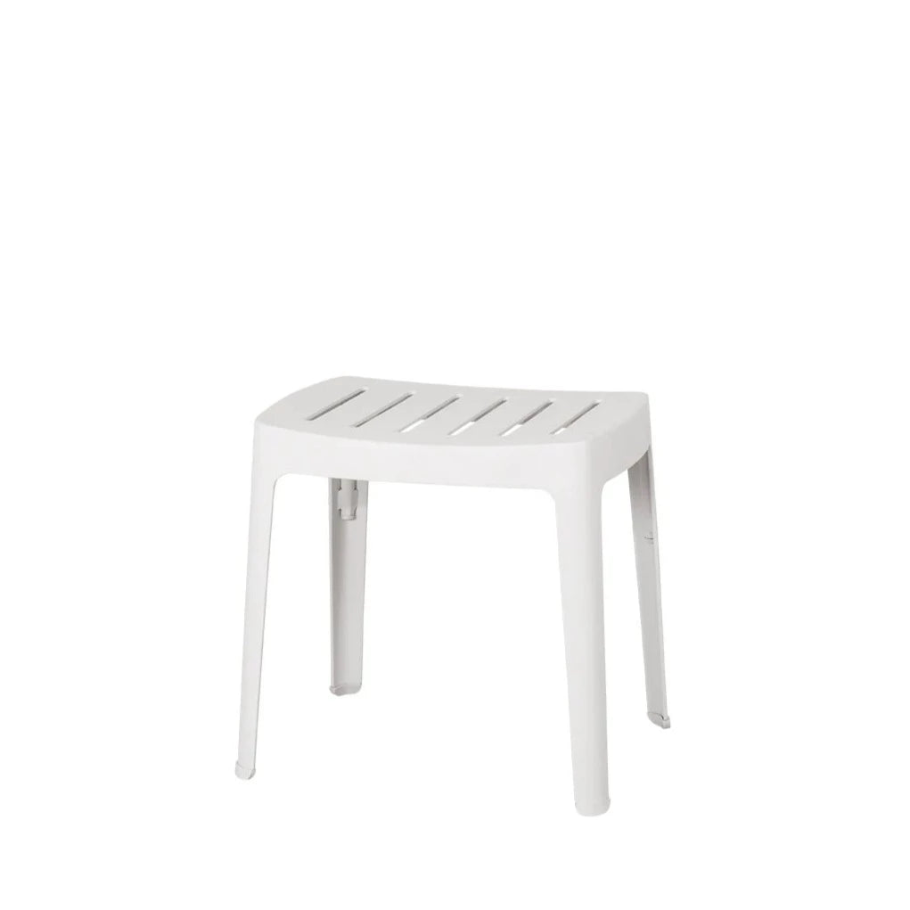 Cane-line Modern Stackable Cut Stool for Indoor and Outdoor Use