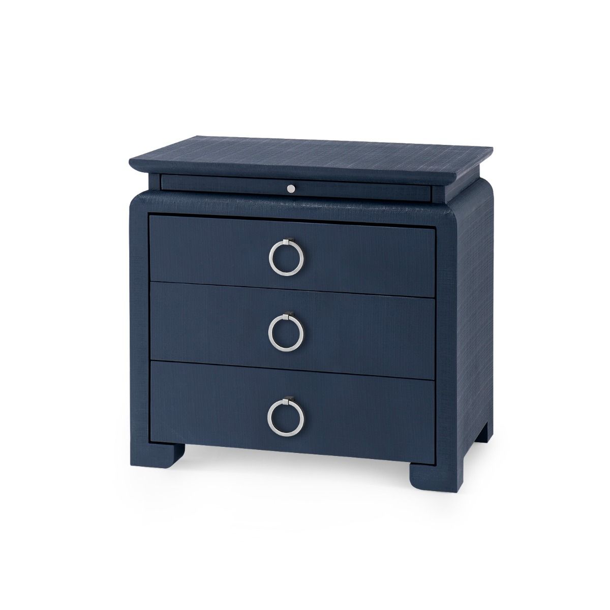 Villa & House Elina Luxury 3-Drawer Side Table with Pull-Out Tray