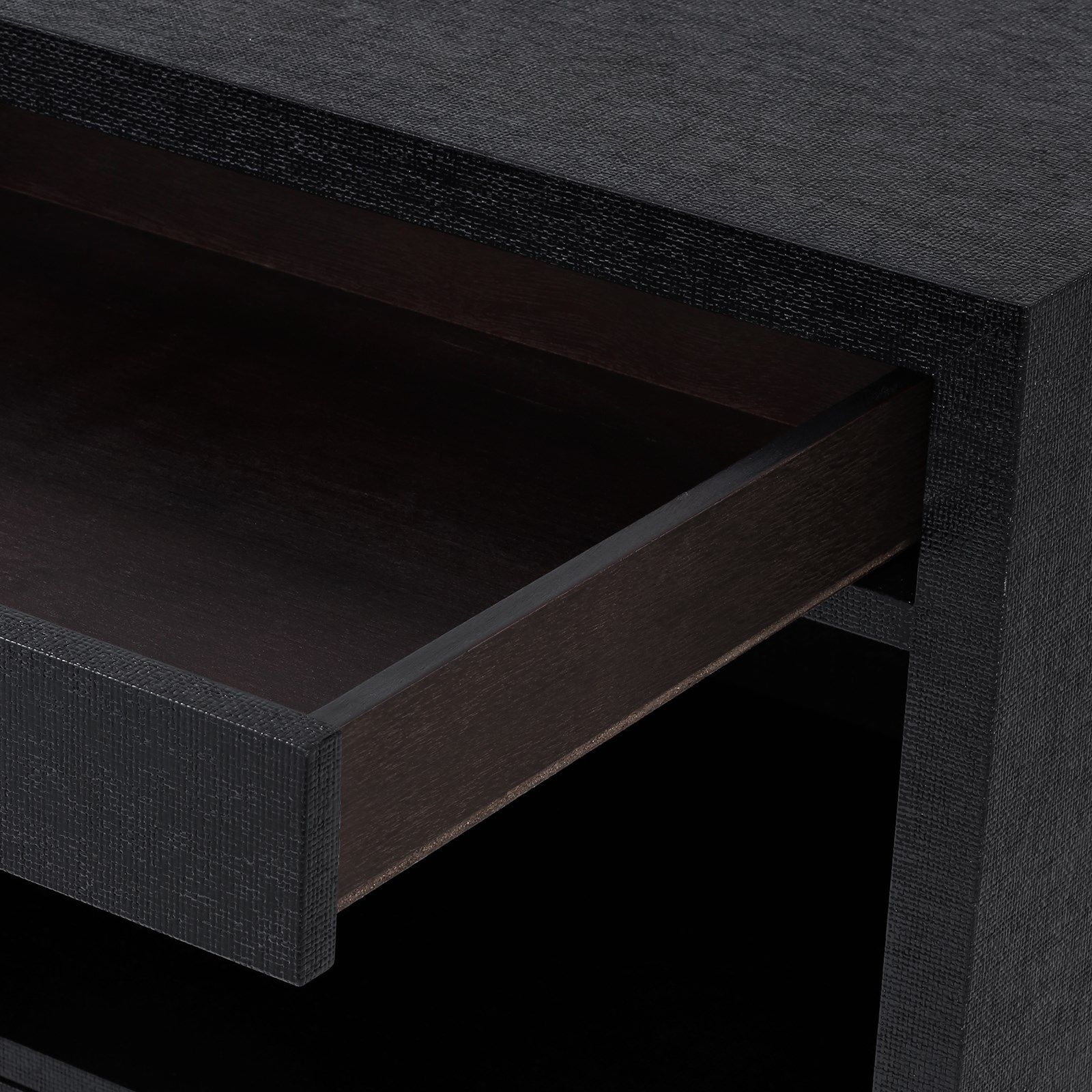 Villa & House Frances 2-Drawer Luxury Side Table in Navy, Black or White