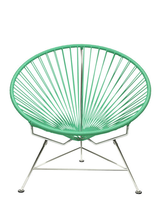 Stylish Chrome-Frame Innit Lounge Chair for Indoor & Outdoor Use
