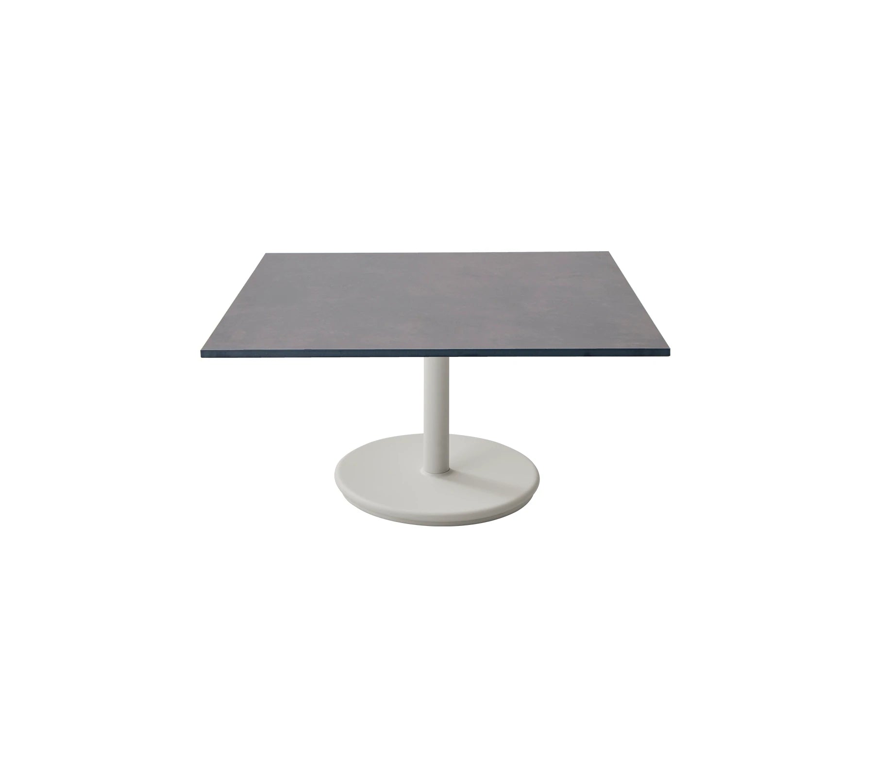 Small Base Square 75cm Cane-line Go Outdoor Coffee Table for Elegant Spaces