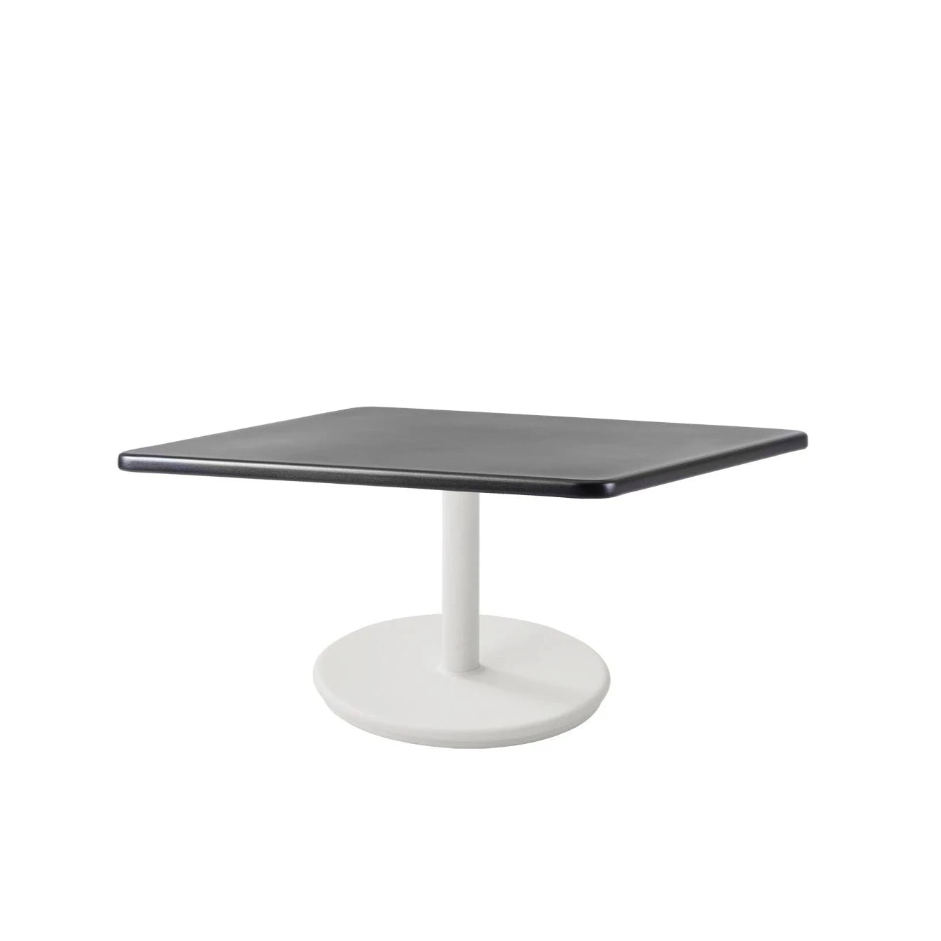 Small Base Square 75cm Cane-line Go Outdoor Coffee Table for Elegant Spaces
