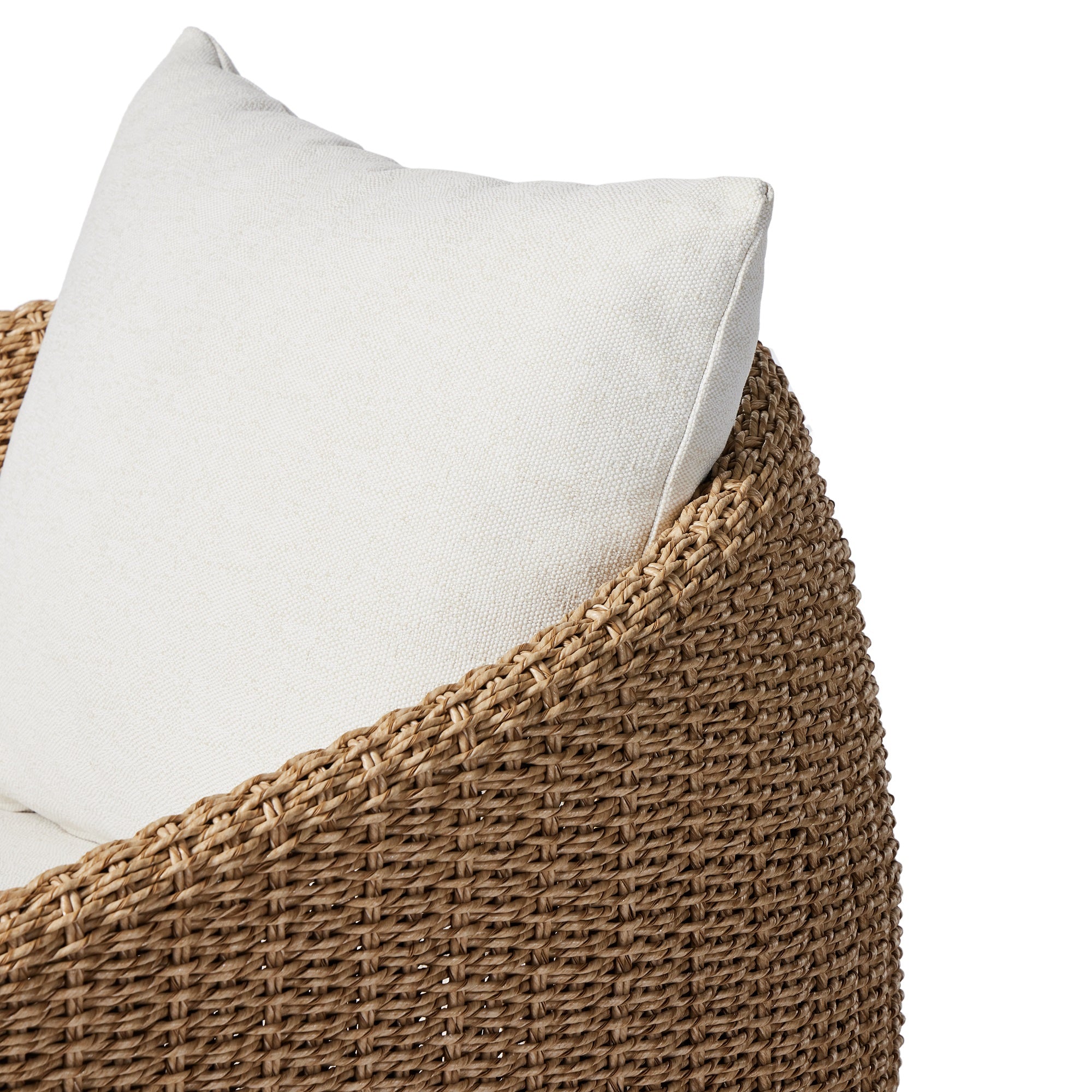Four Hands Maven Luxury Outdoor Swivel Chair with Zero - Waste Italian Upholstery