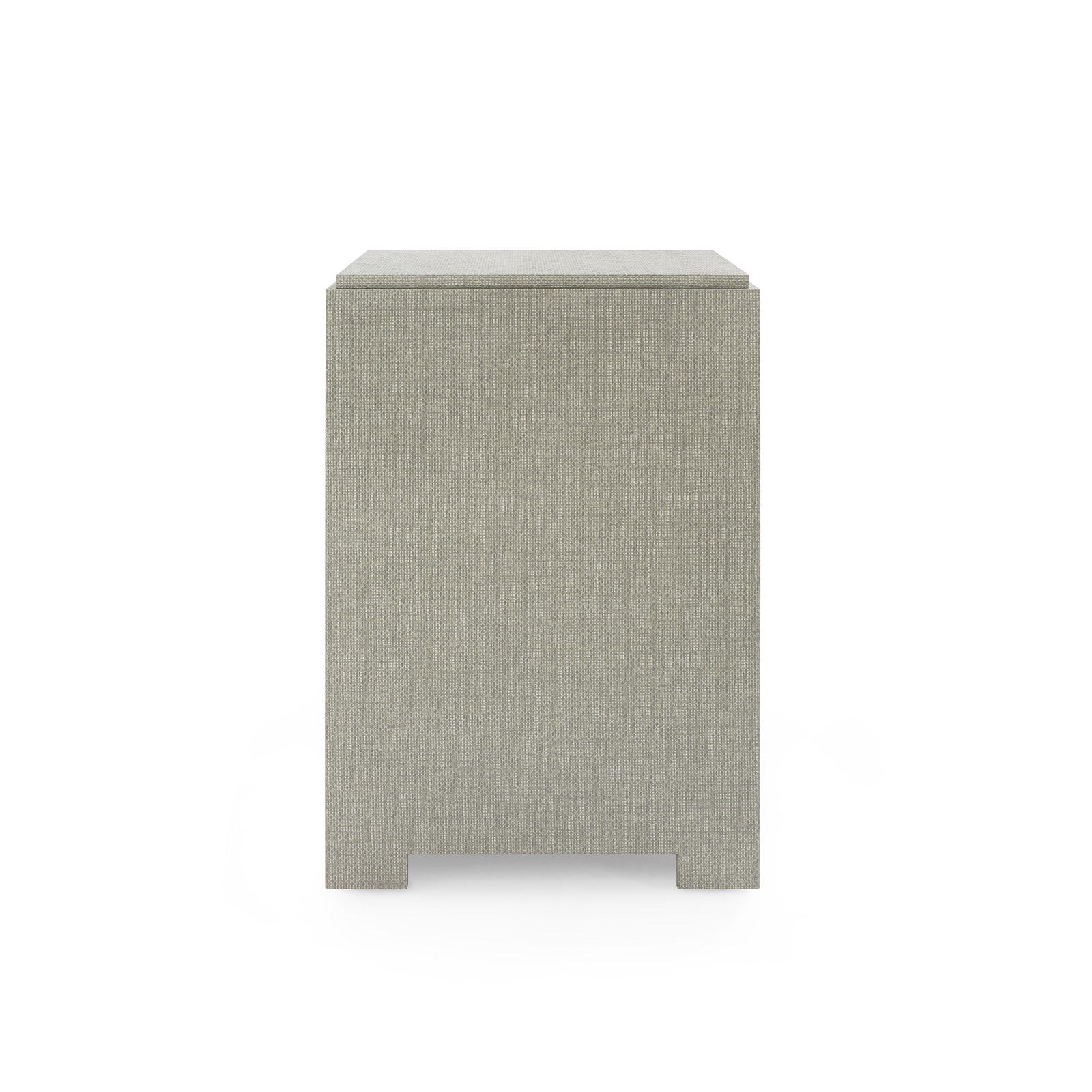 Villa & House Fedor Modern 2 - Drawer Side Table with Lacquered Grasscloth