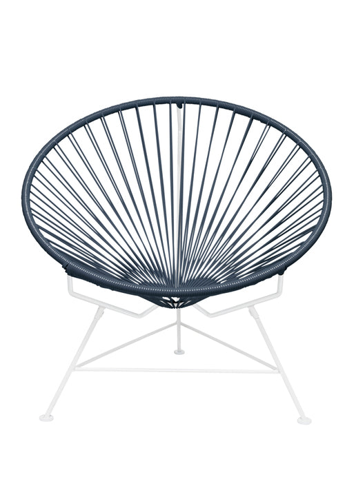 Stylish and Durable Innit Lounge Chair with White Powder - Coated Steel Frame