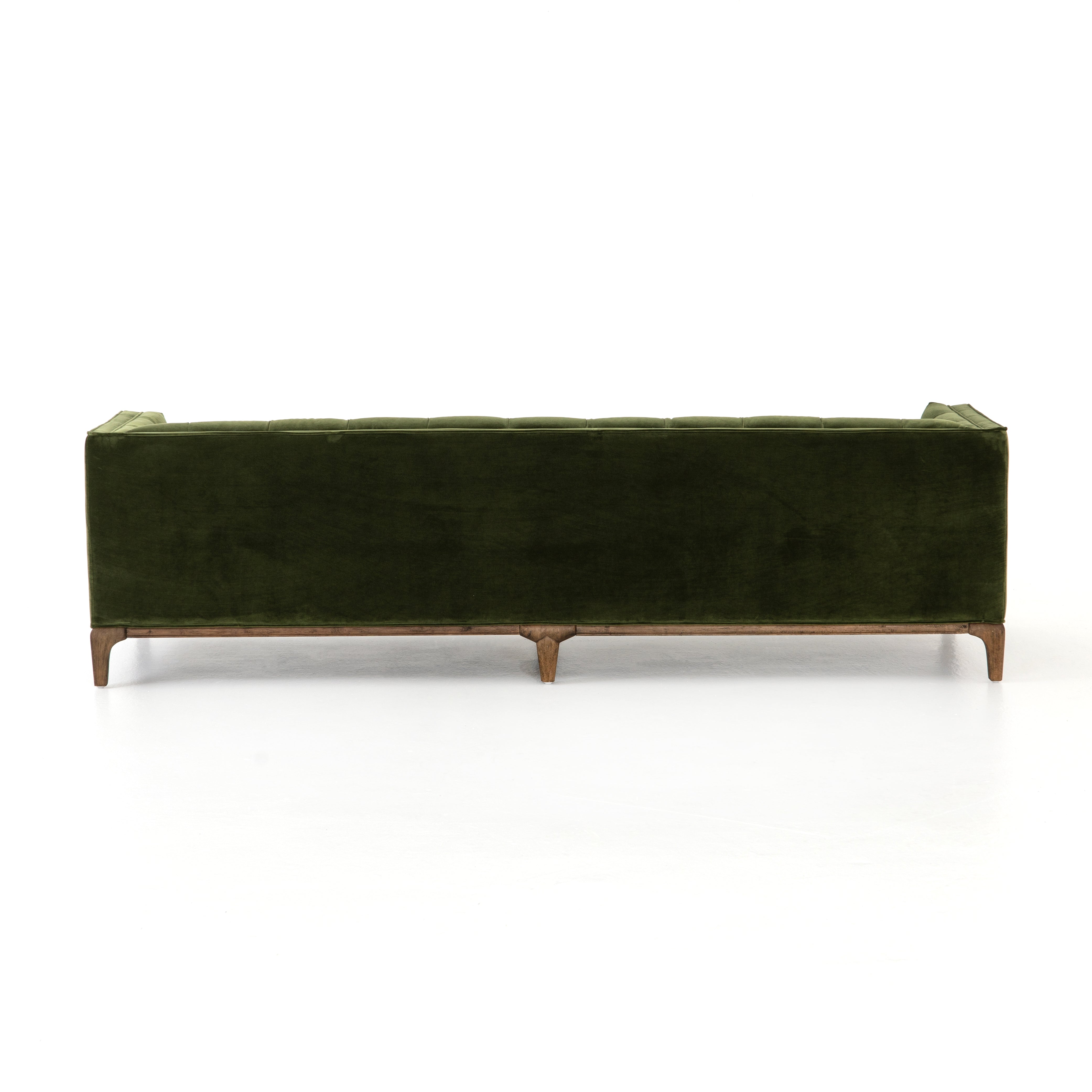 Four Hands 91-Inch Dylan Sofa in Top-Grain Leather or Sapphire Olive Fabric