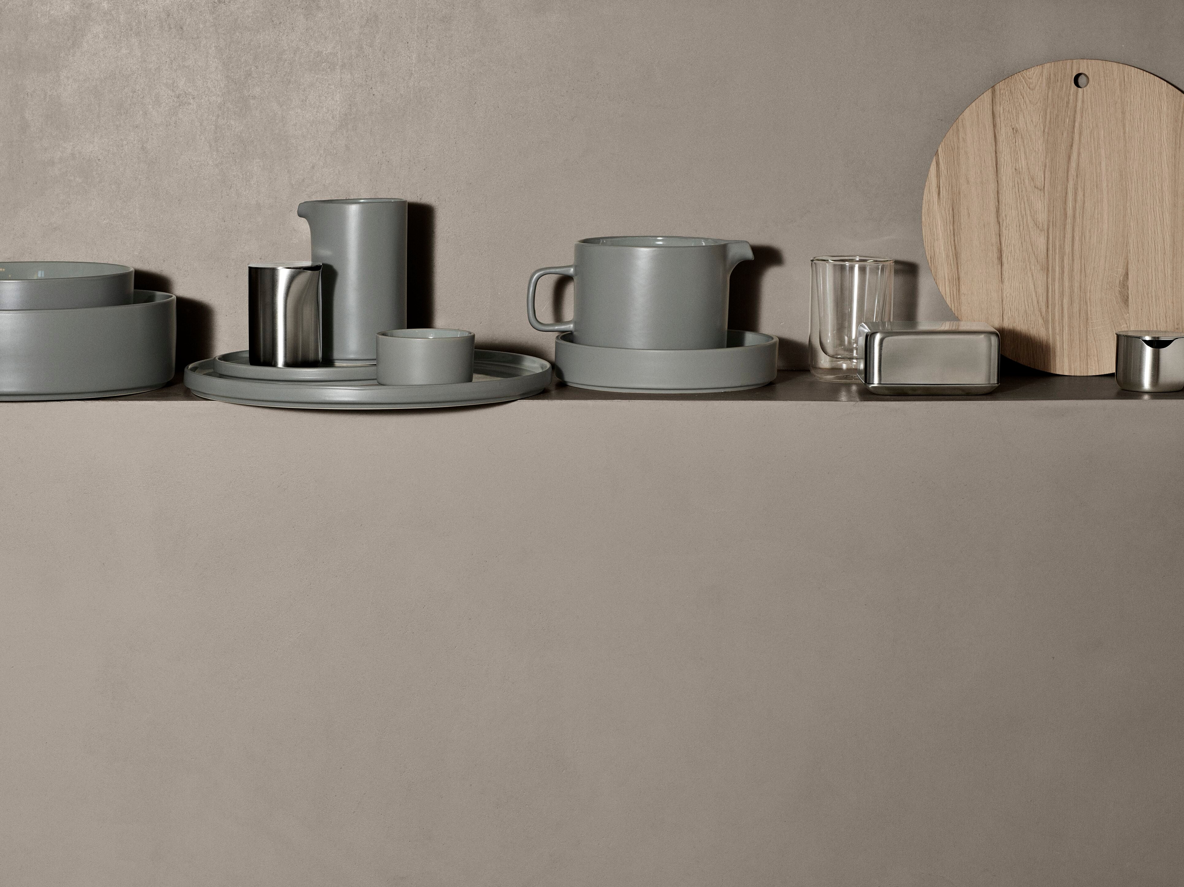 Blomus 5.5-inch Pilar Stoneware Plate Set of 4 in Multiple Colors