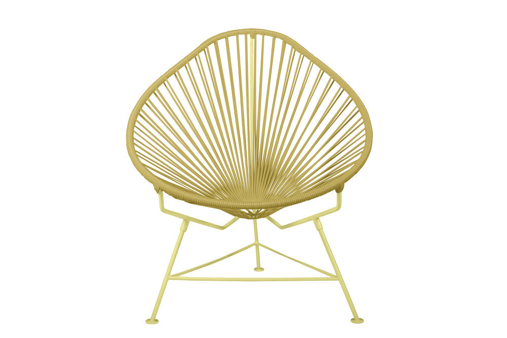 Innit Yellow Frame Acapulco-Style Outdoor Chair