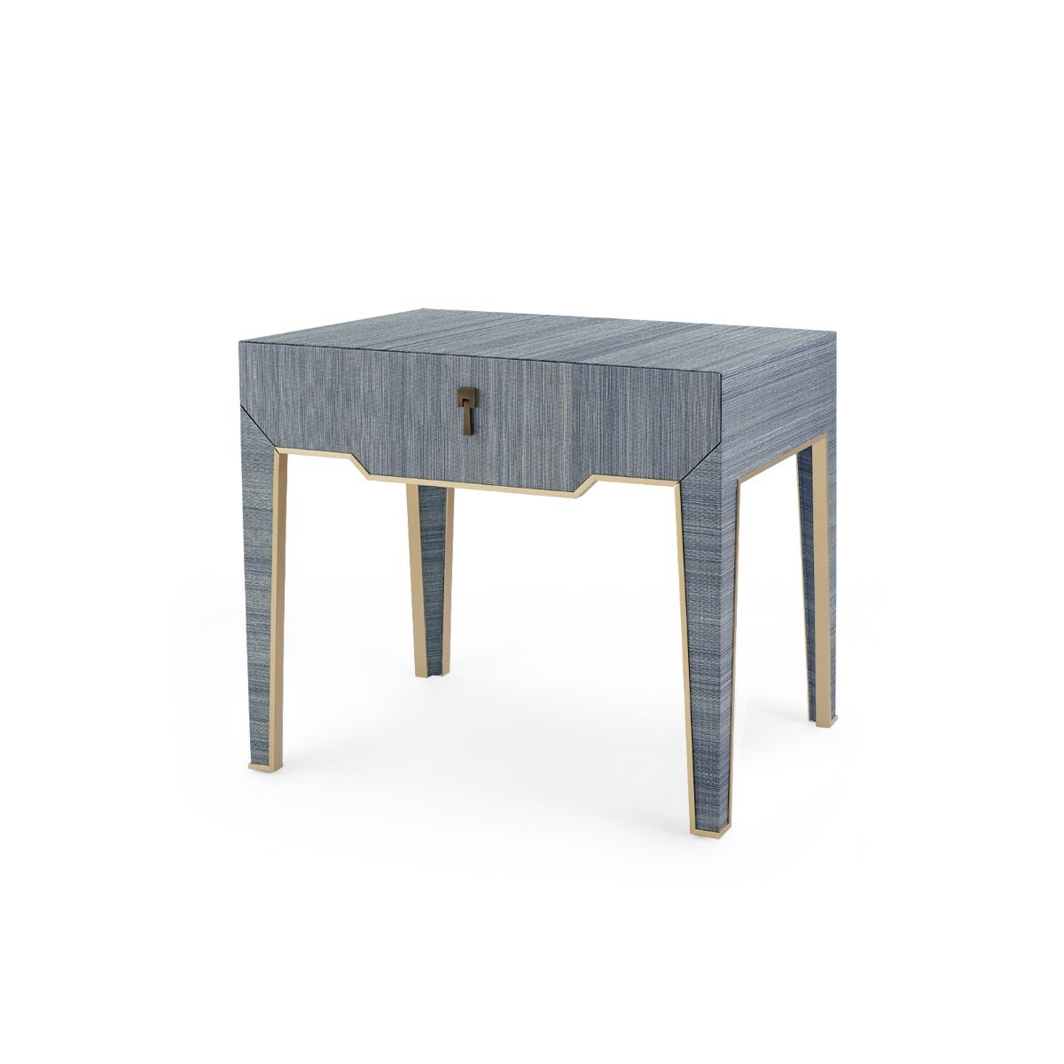 Villa & House Madeline Luxury 1-Drawer Side Table for Elegant Interiors