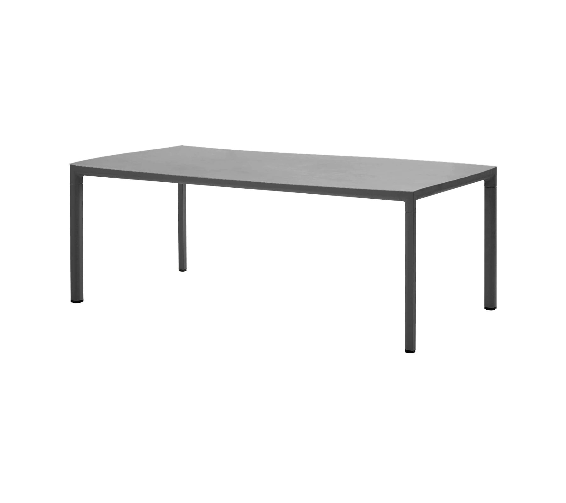 Cane-line Modern Outdoor Drop Dining Table - Dimensions 200x100cm