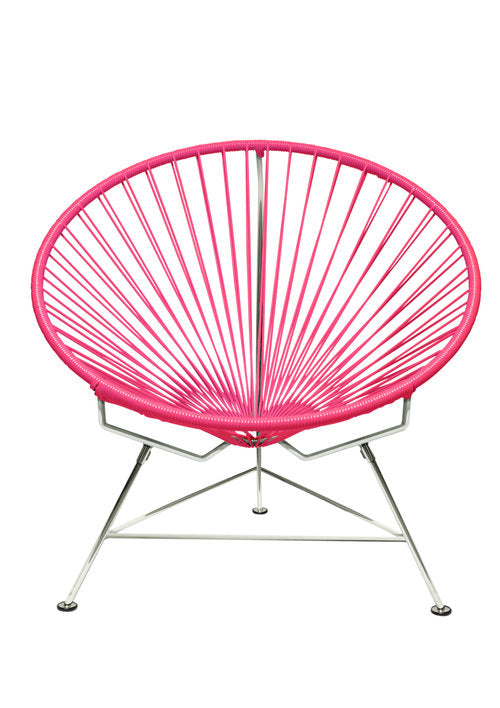 Stylish Chrome-Frame Innit Lounge Chair for Indoor & Outdoor Use