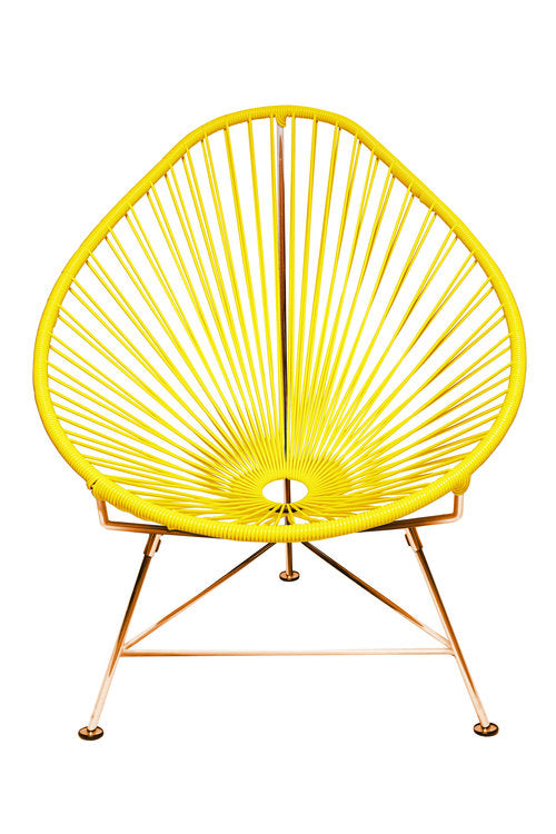 Stylish Innit Acapulco Chair with Durable Copper-Colored Frame