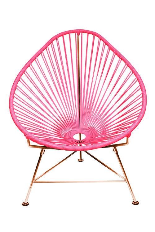 Stylish Innit Acapulco Chair with Durable Copper-Colored Frame