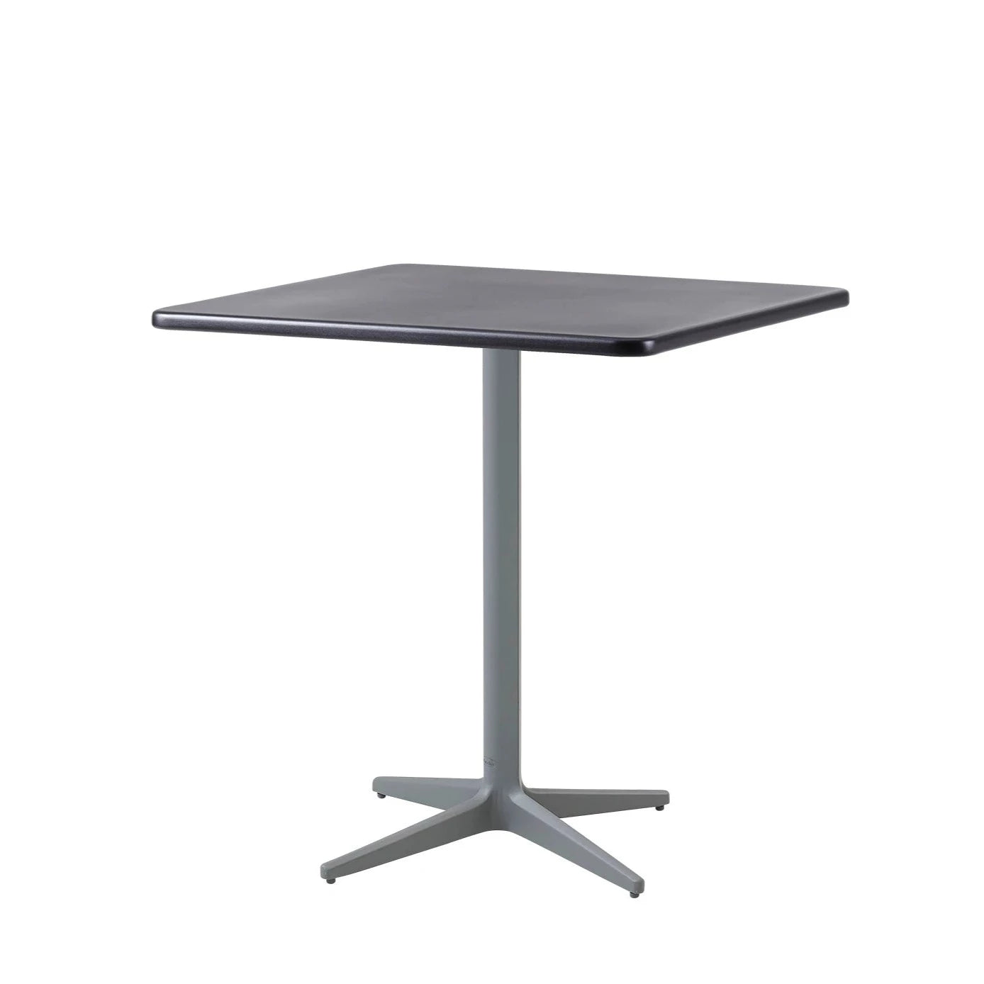 Square Outdoor Cane - line Drop Café Table for Modern Living