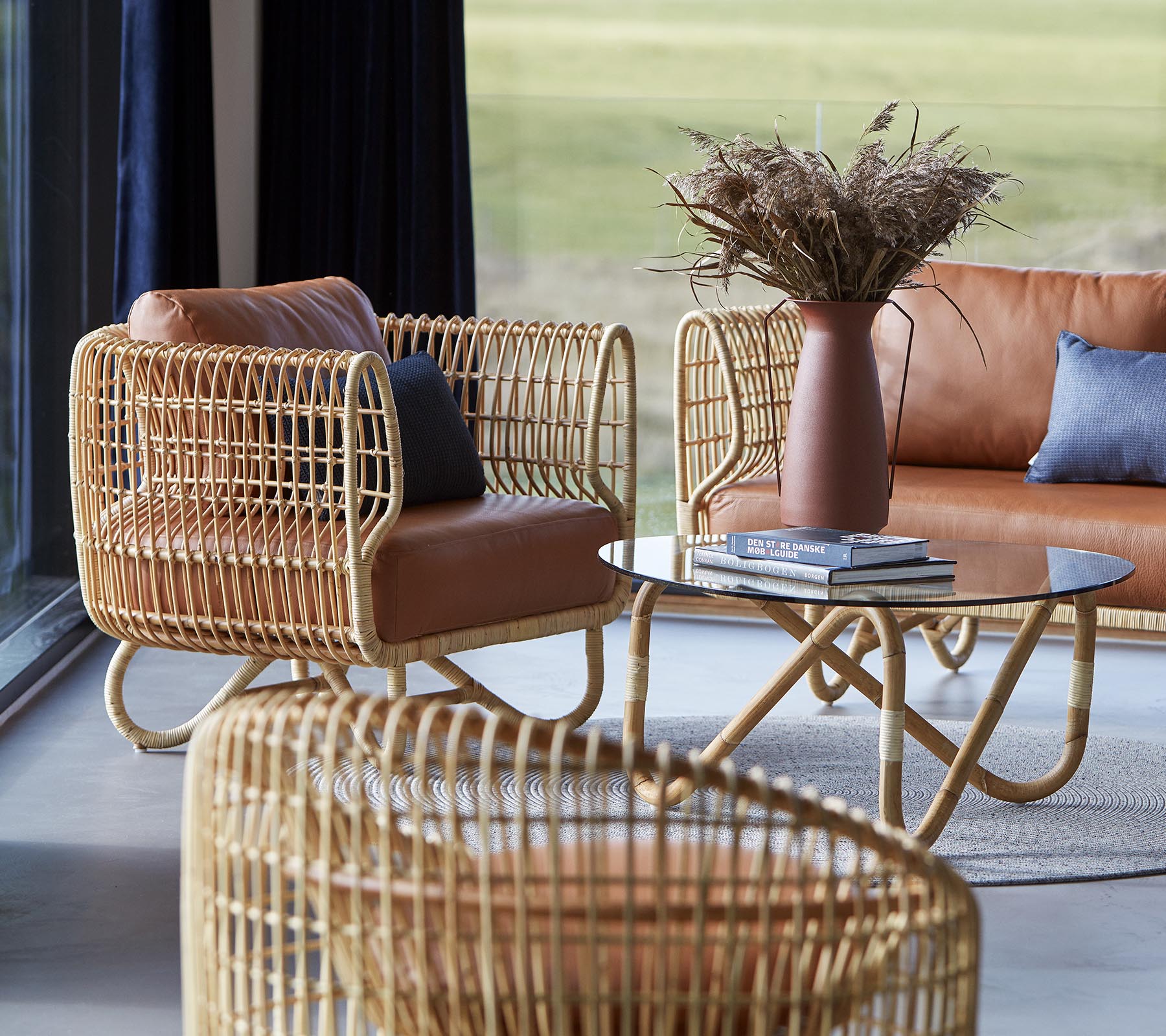 Cane-line Rattan Nest Lounge Chair - A Classic Danish-Style Seating Solution