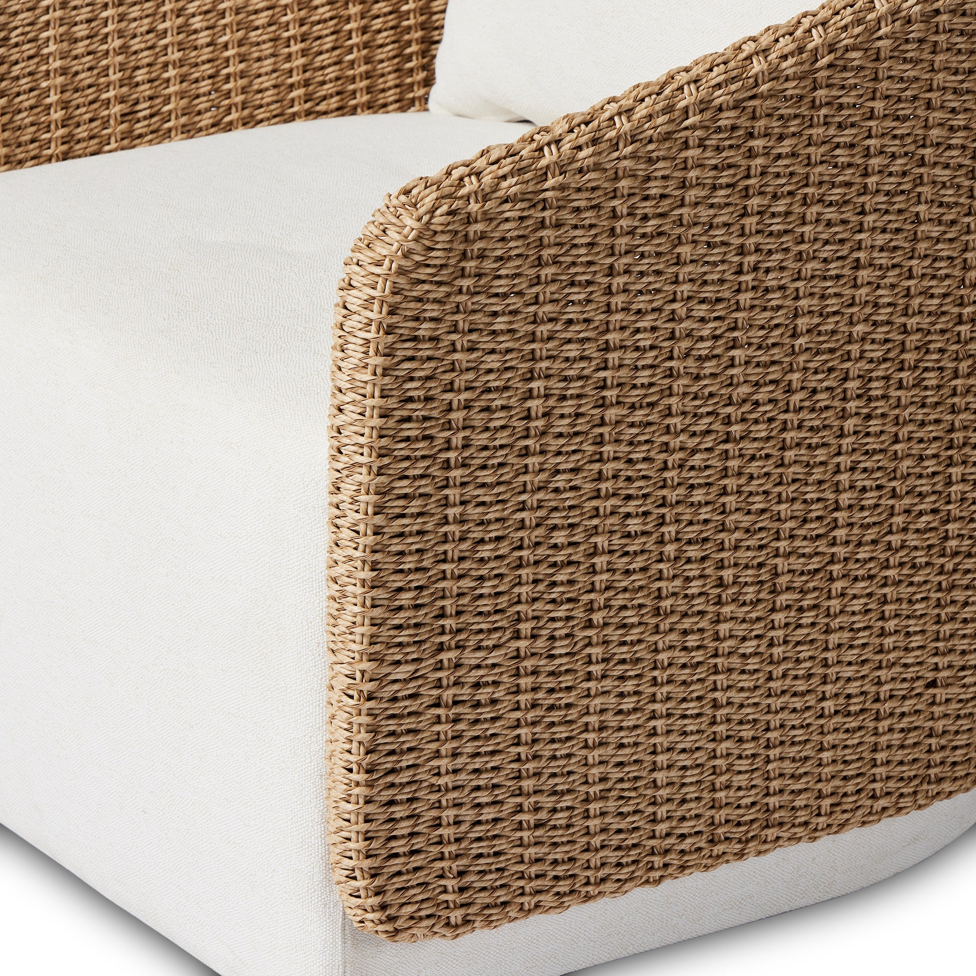 Four Hands Maven Luxury Outdoor Swivel Chair with Zero - Waste Italian Upholstery