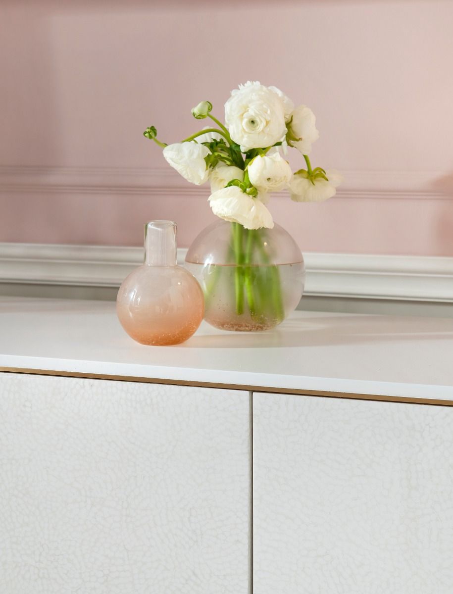 Villa & House Giorgio Hand - Blown Glass Decorative Vase, Available in Small and Large Sizes
