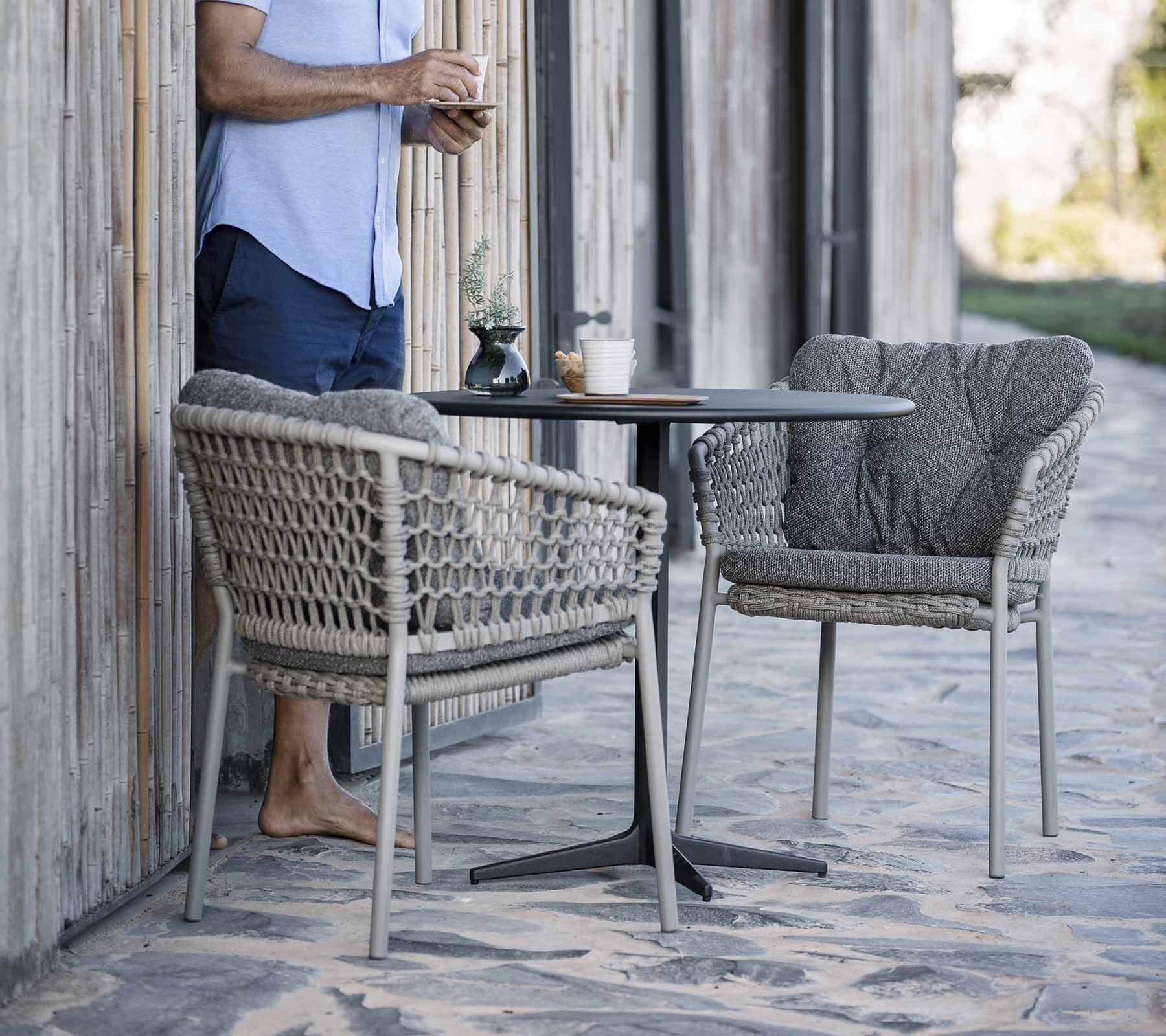 Cane-line Modern Ocean Outdoor Chair with Soft Cushions