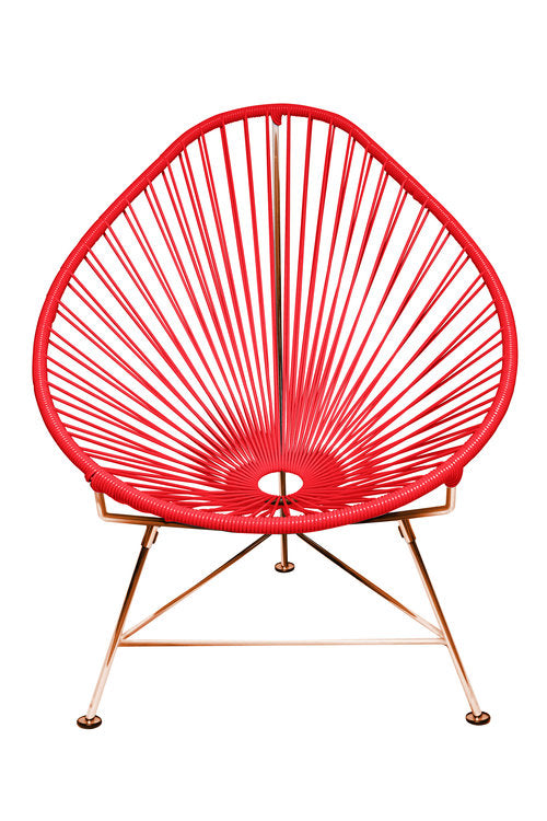 Stylish Innit Acapulco Chair with Durable Copper-Colored Frame