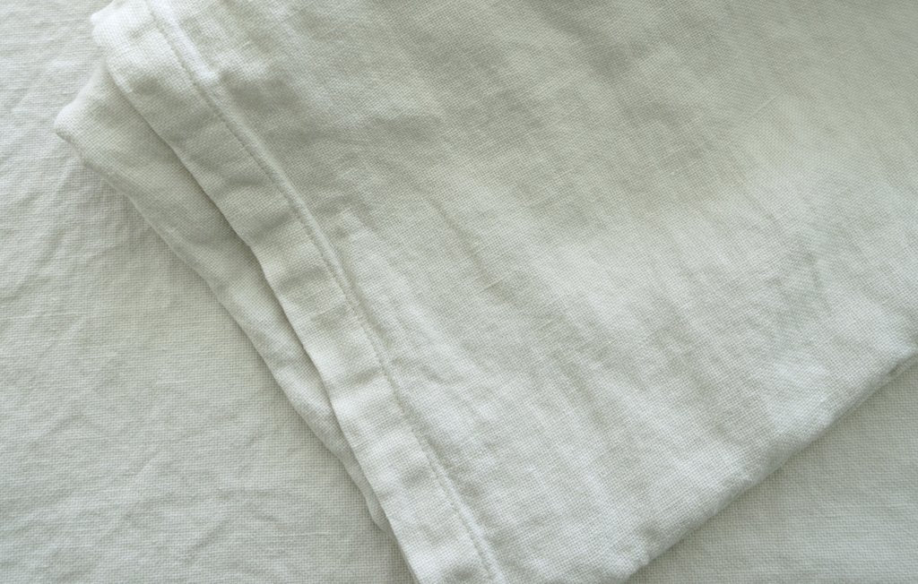 New York-Designed 55% Linen 45% Cotton Soft Flat Sheet