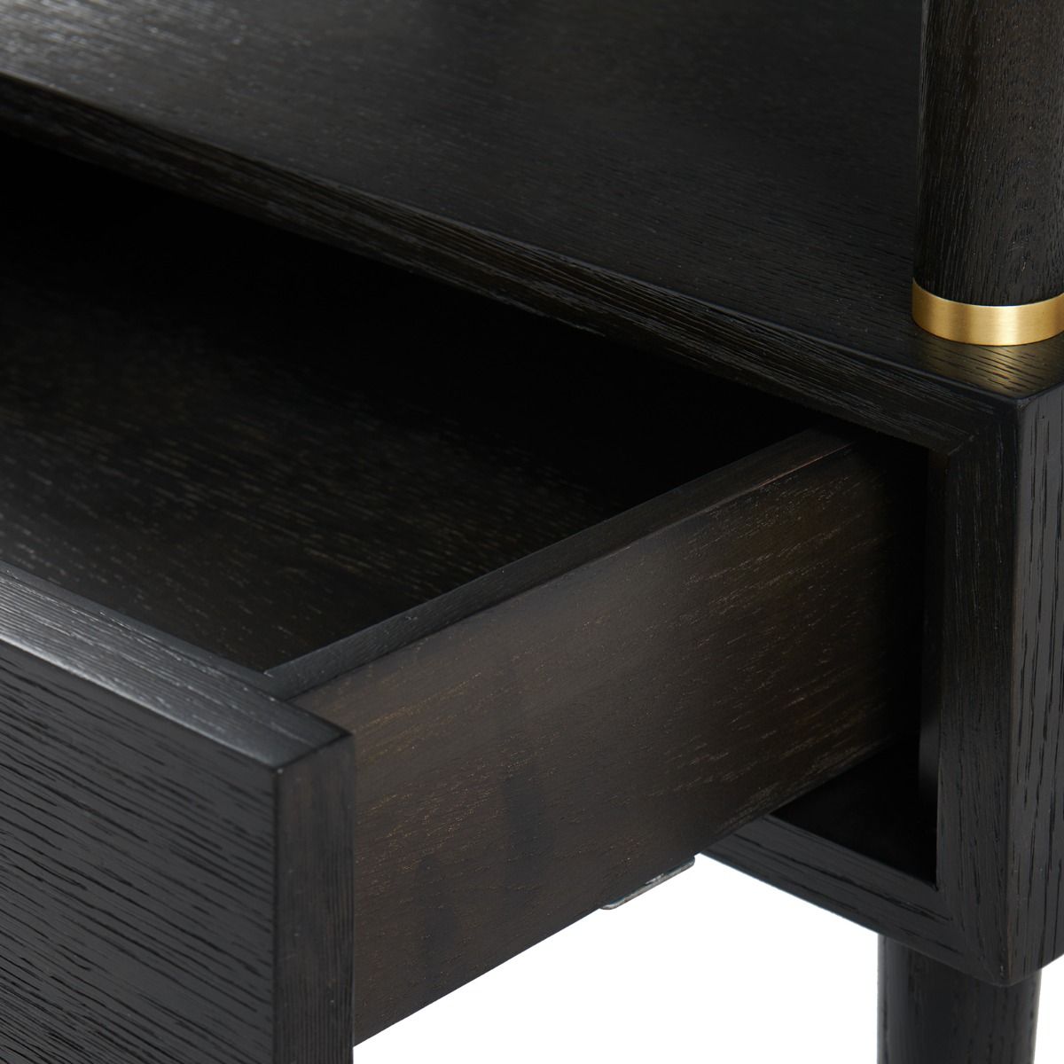 Villa & House Gabriel Single-Drawer Contemporary Side Table for End, Nightstand, or Drink Use