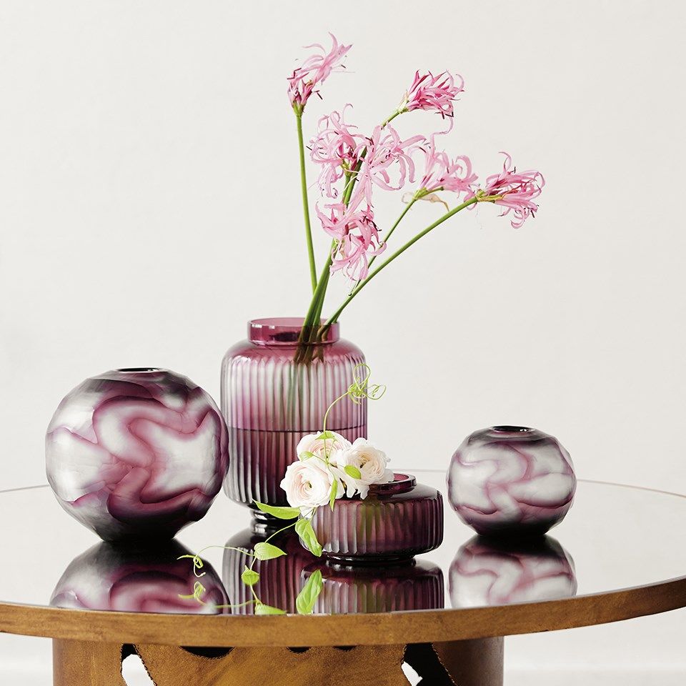 Villa & House Planetary-Inspired Decorative Glass Vase