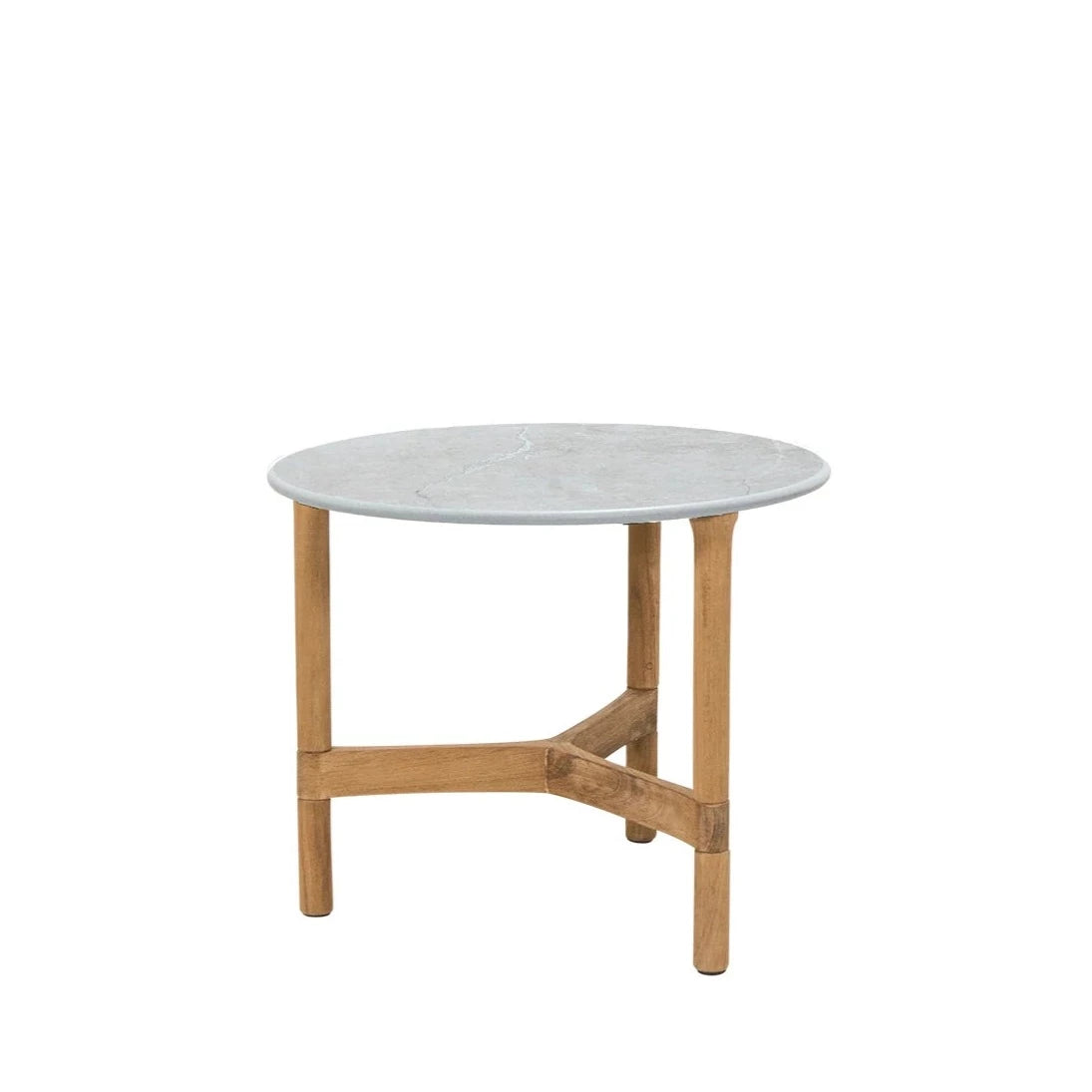 Small-Sized Cane-line Twist Teak Outdoor Coffee Table