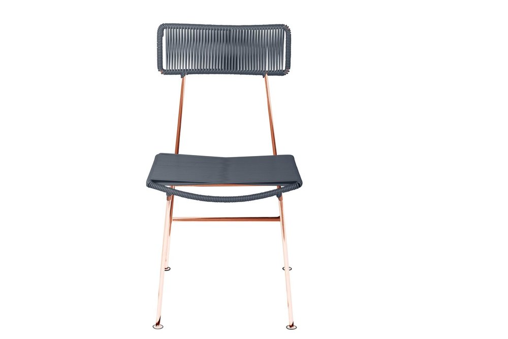 Charming Innit Hapi Dining Chair with Stunning Copper Frame