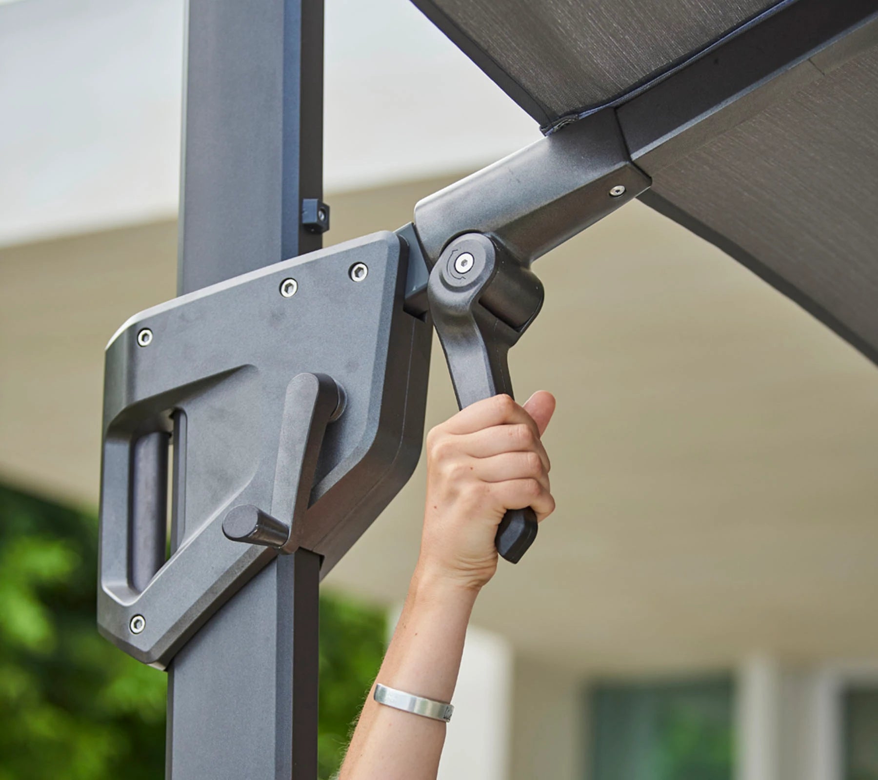 Cane-line Hyde Luxury Tilt Patio Parasol for Stylish Outdoor Spaces