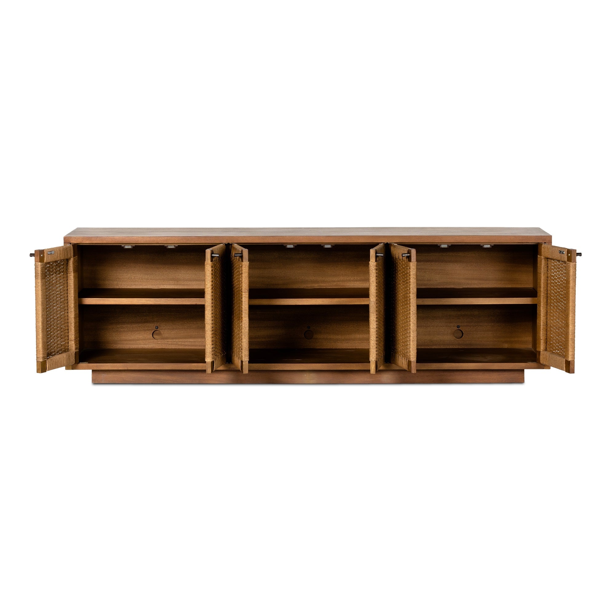 Four Hands Macklin Light-Finished Mahogany Modern Media Console