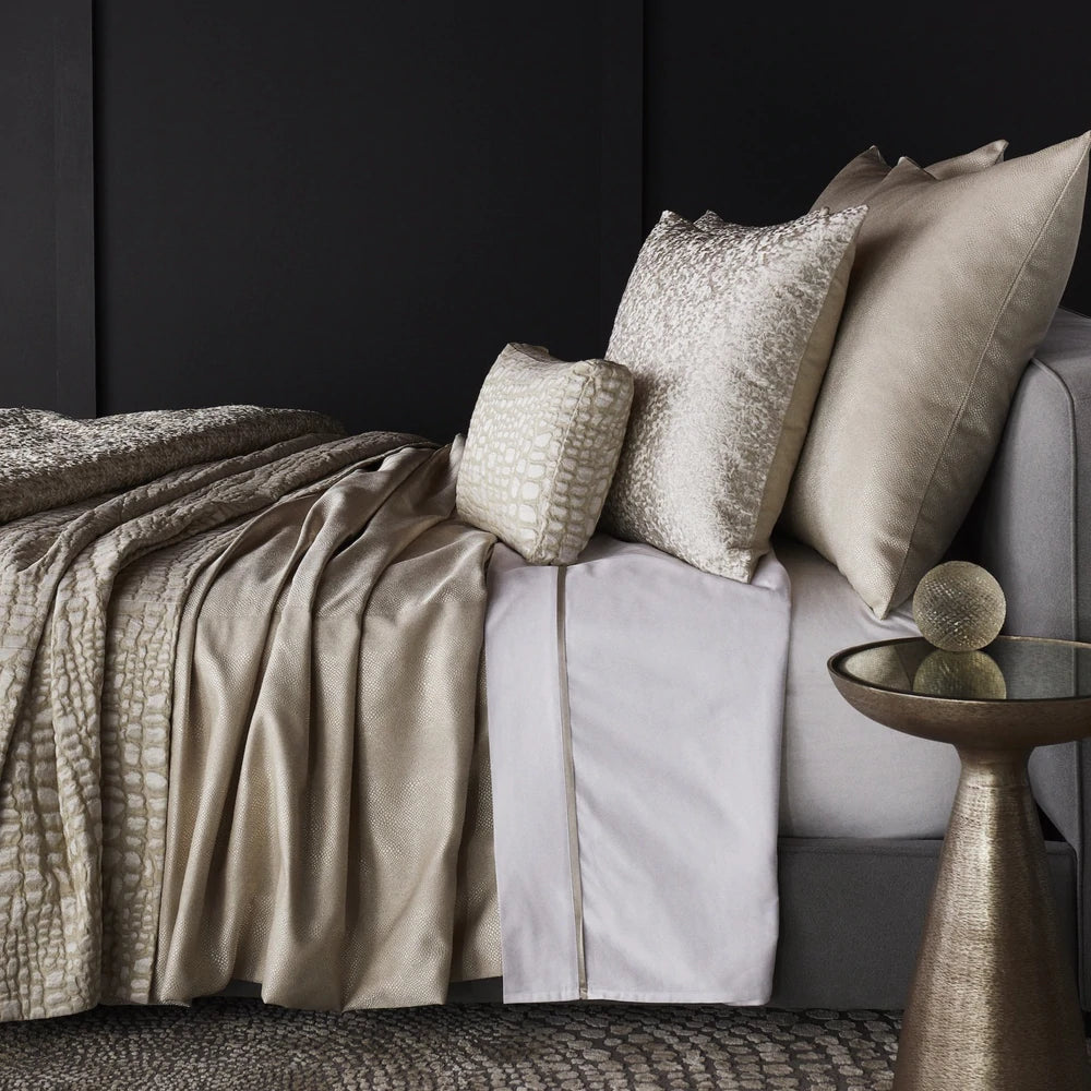 Ann Gish Washable Komodo Polyester Coverlet for Bed