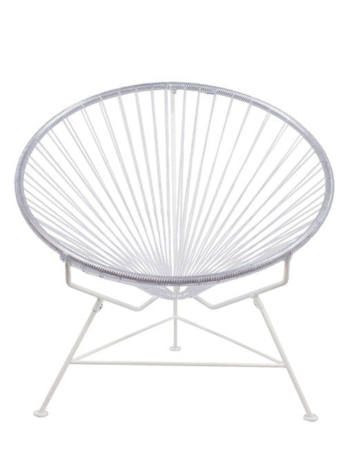 Stylish and Durable Innit Lounge Chair with White Powder - Coated Steel Frame