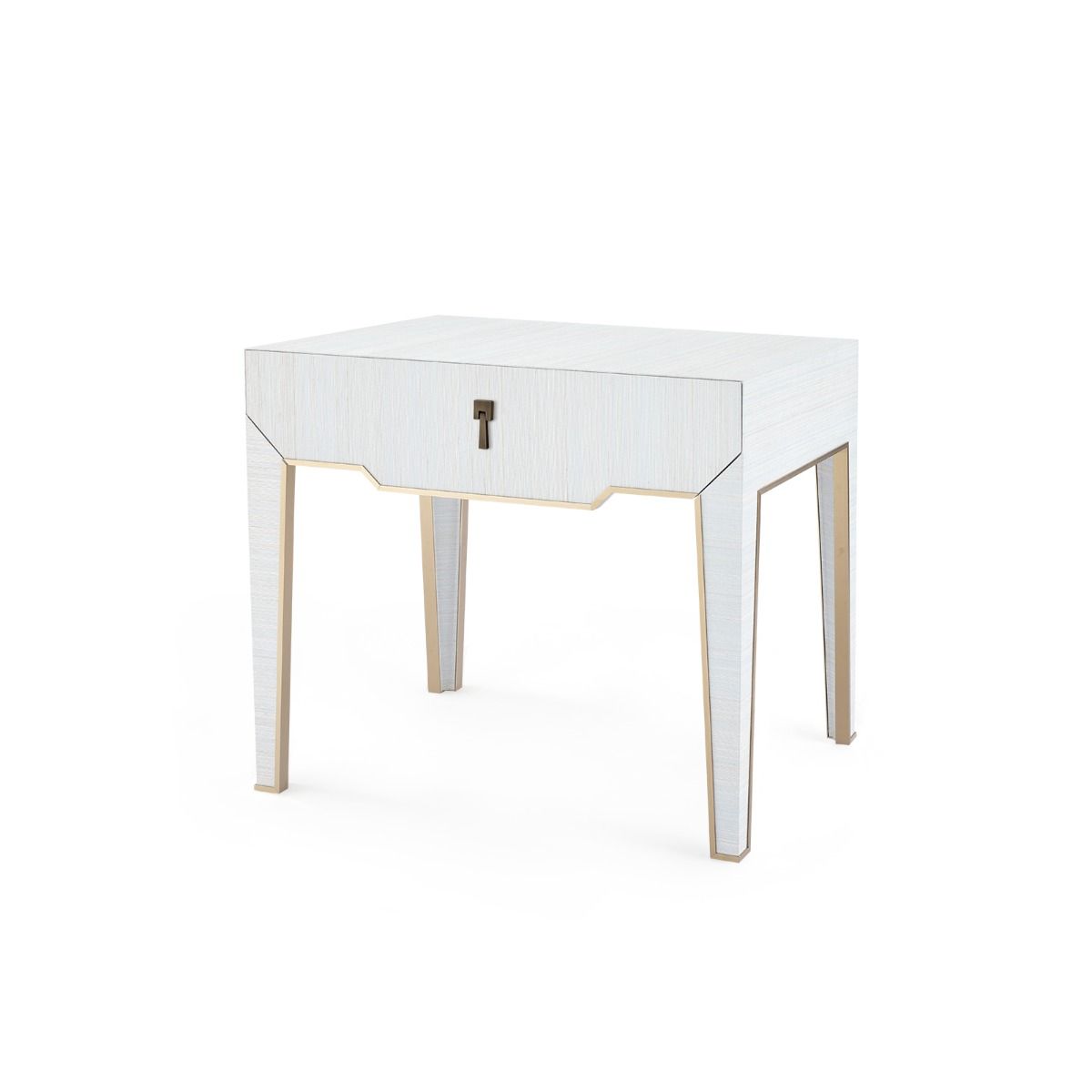 Villa & House Madeline Luxury 1-Drawer Side Table for Elegant Interiors