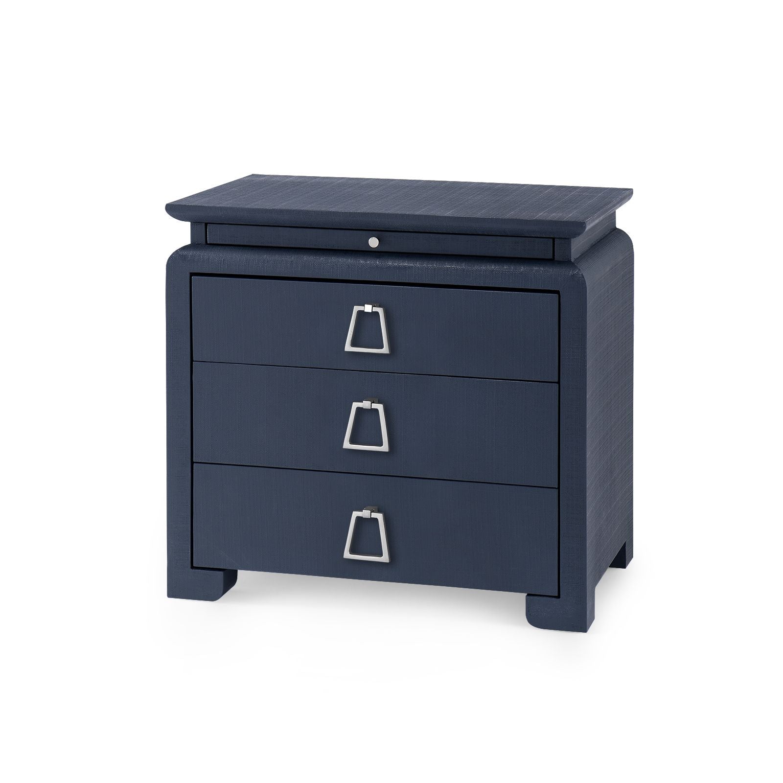 Villa & House Elina Luxury 3-Drawer Side Table with Pull-Out Tray