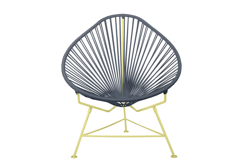 Innit Yellow Frame Acapulco-Style Outdoor Chair