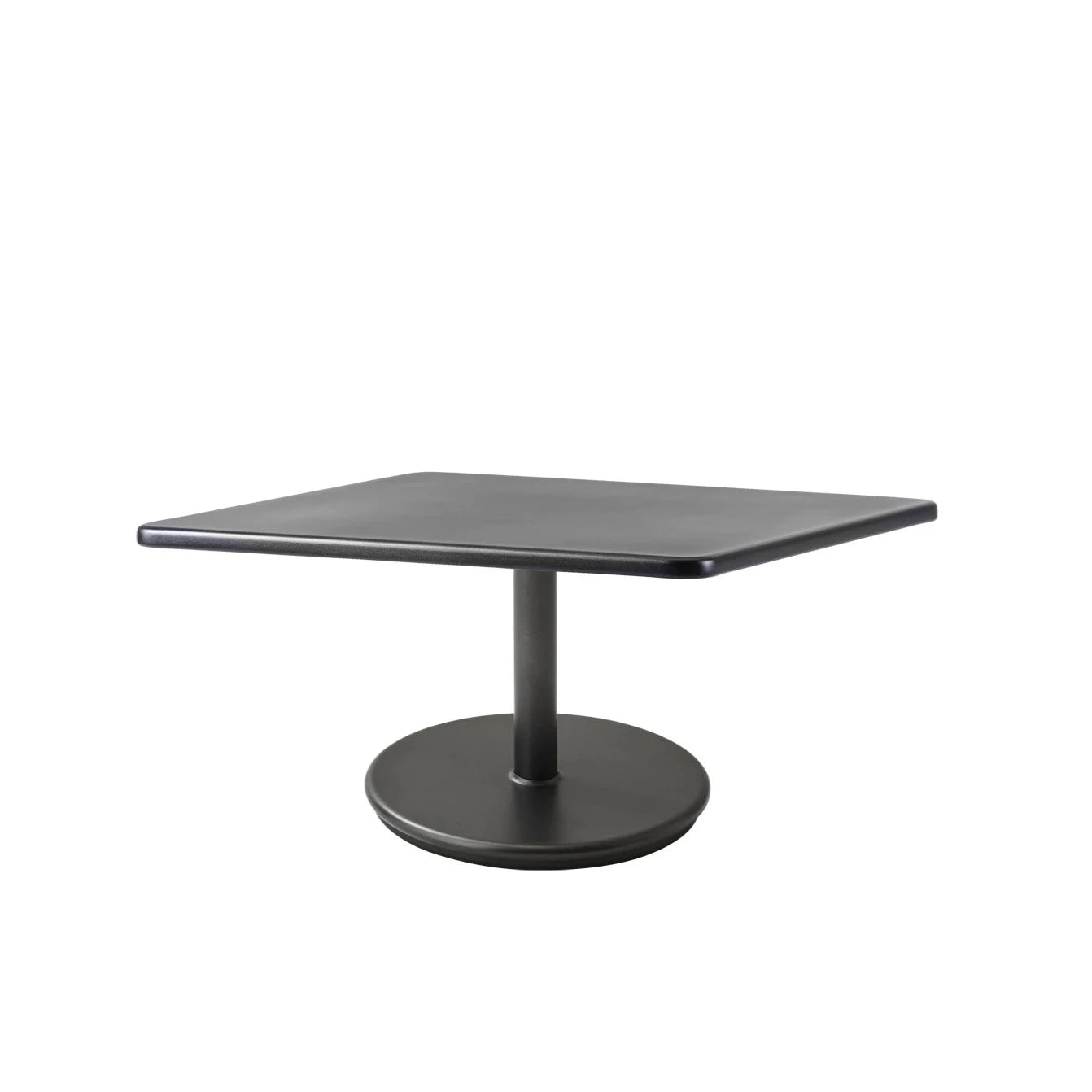 Small Base Square 75cm Cane-line Go Outdoor Coffee Table for Elegant Spaces