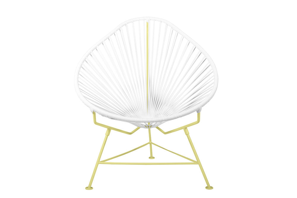 Innit Yellow Frame Acapulco-Style Outdoor Chair