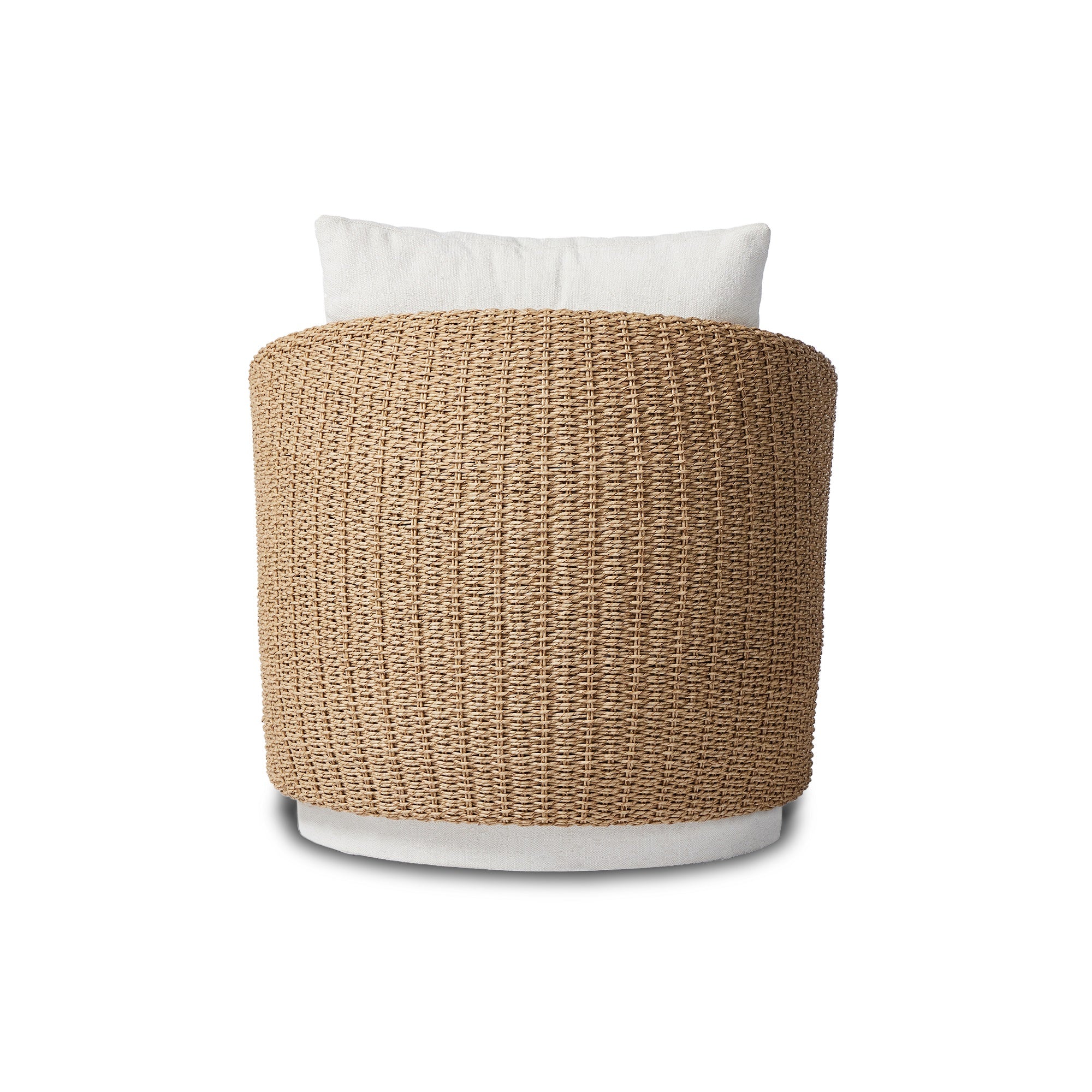 Four Hands Maven Luxury Outdoor Swivel Chair with Zero - Waste Italian Upholstery