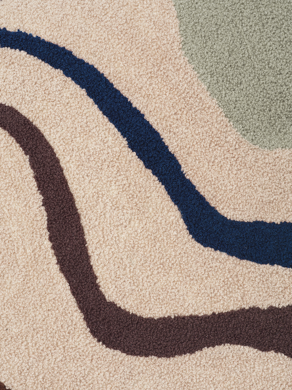 Ferm Living Soft Acrylic & Cotton Vista Cushion with 3 Color Options