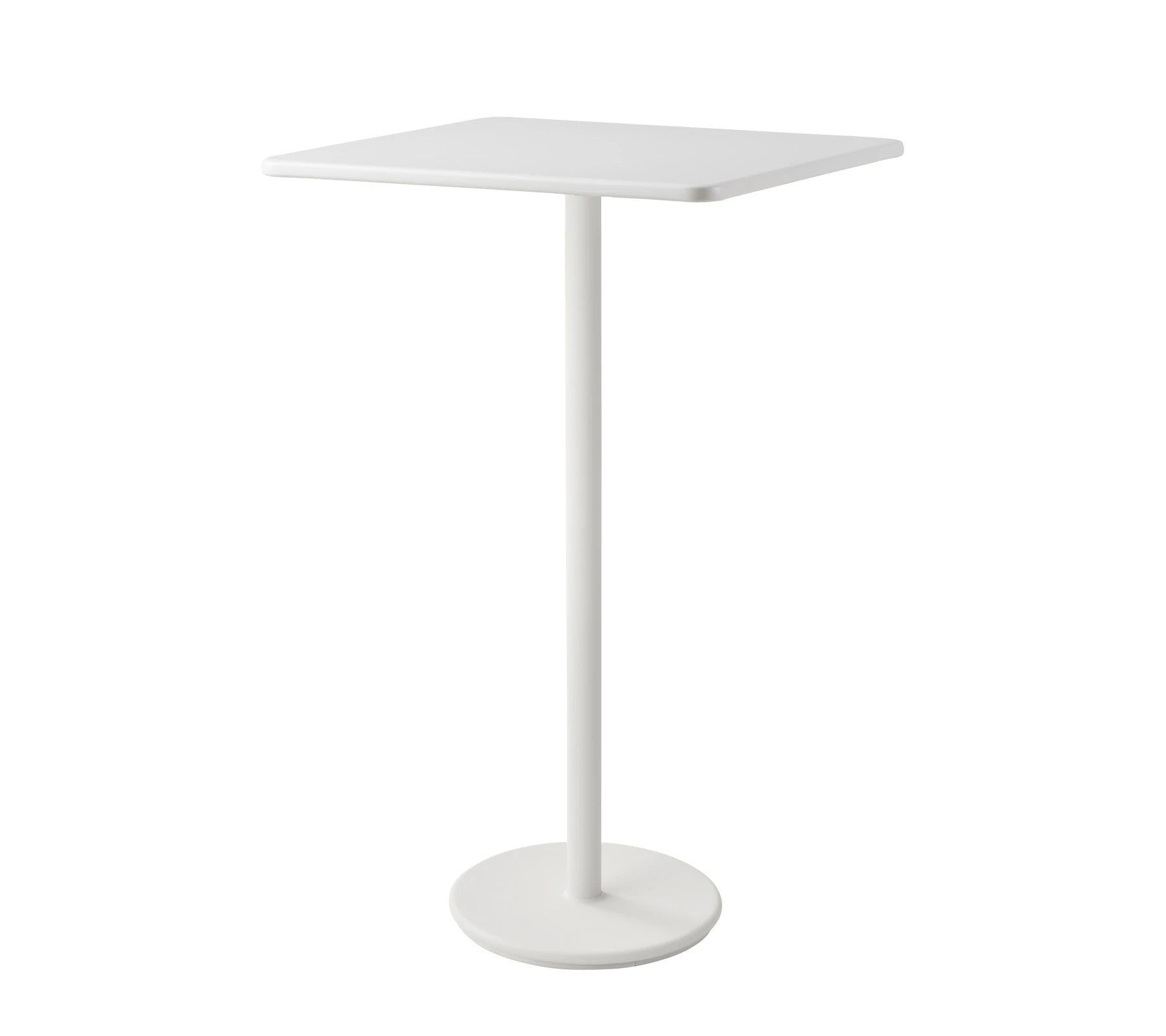 Elegant Cane-line Go Square 75cm Powder-Coated Aluminum Bar Table