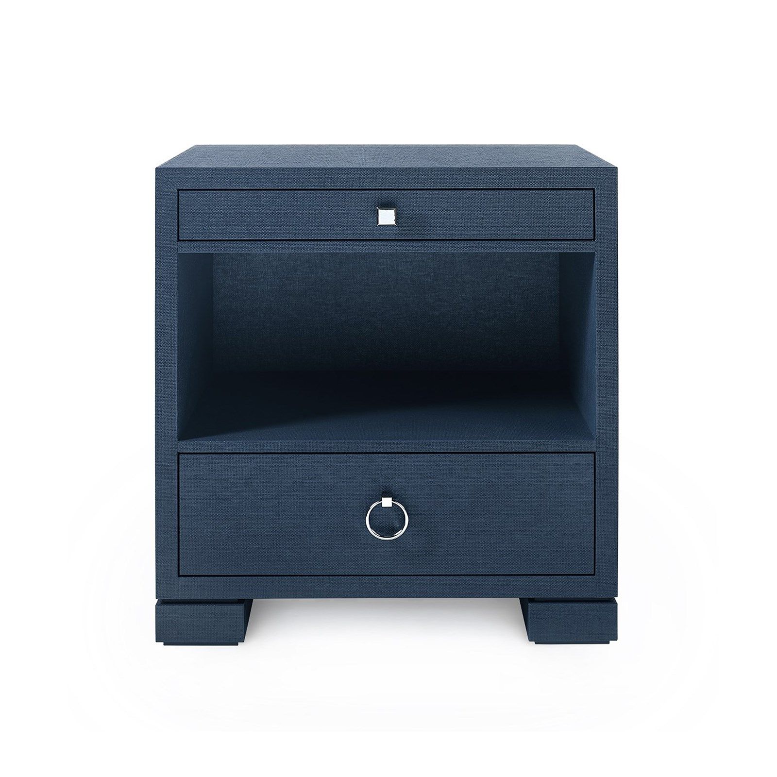 Villa & House Frances 2-Drawer Luxury Side Table in Navy, Black or White