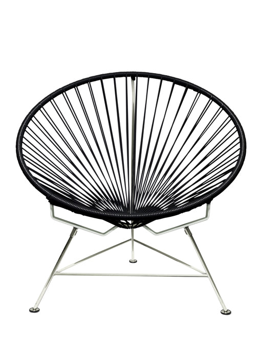 Stylish Chrome-Frame Innit Lounge Chair for Indoor & Outdoor Use