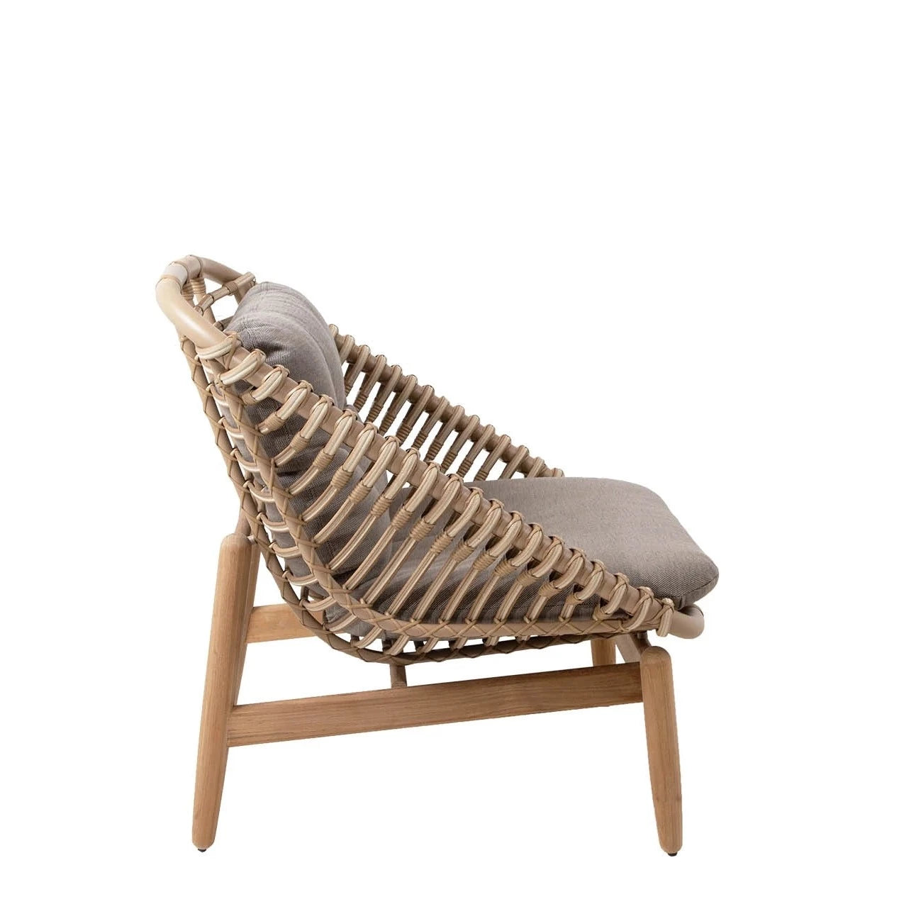 Cane-line Strington Outdoor Lounge Chair for Relaxing in Small Spaces