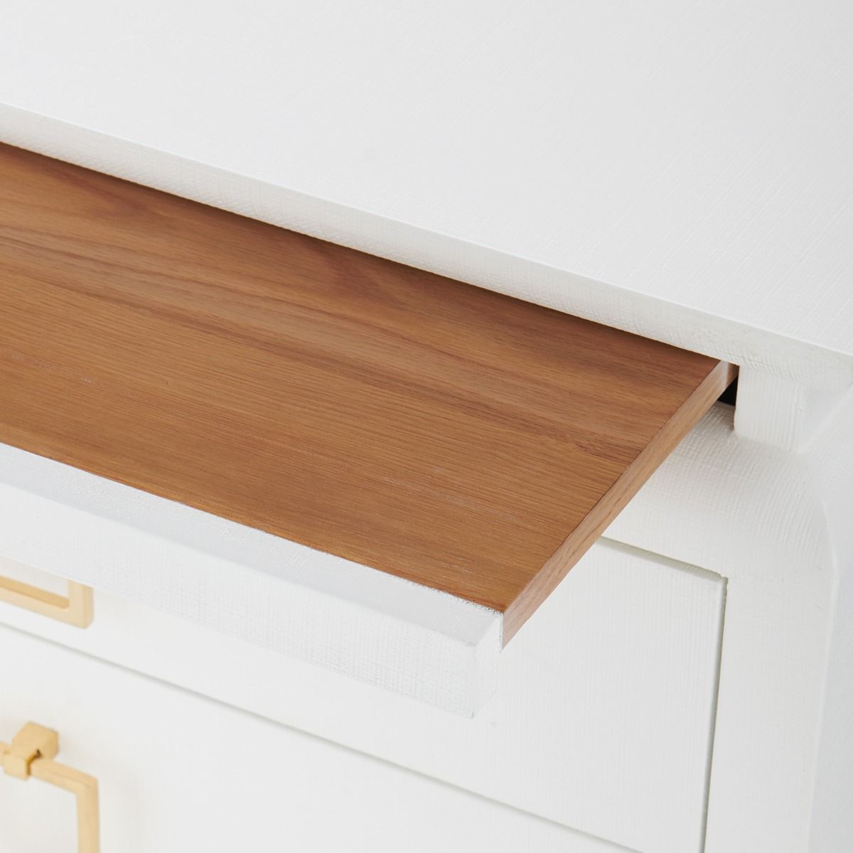 Villa & House Elina Luxury 3-Drawer Side Table with Pull-Out Tray