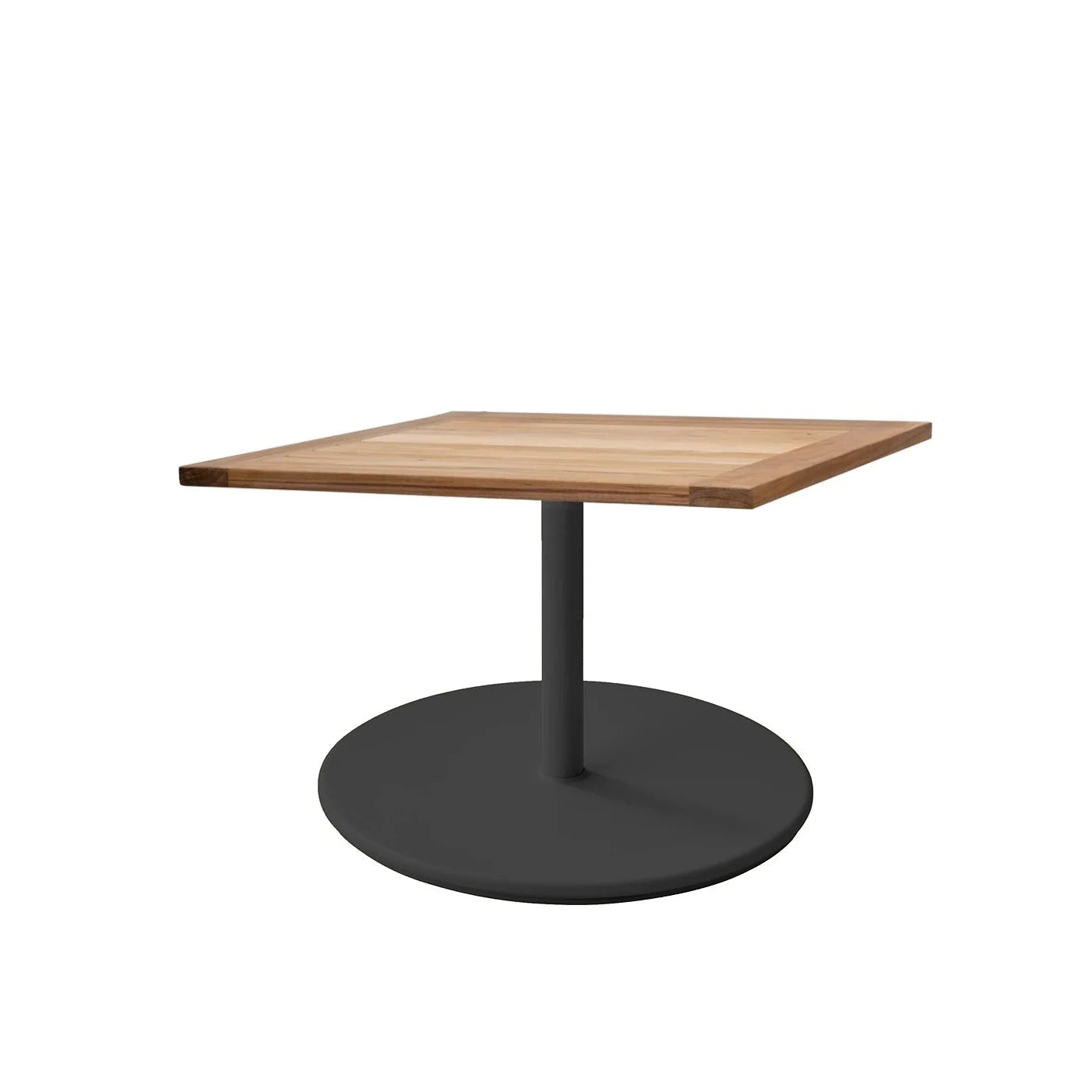 Large Base Square Teak Cane-line Go Coffee Table for Elegant Interiors