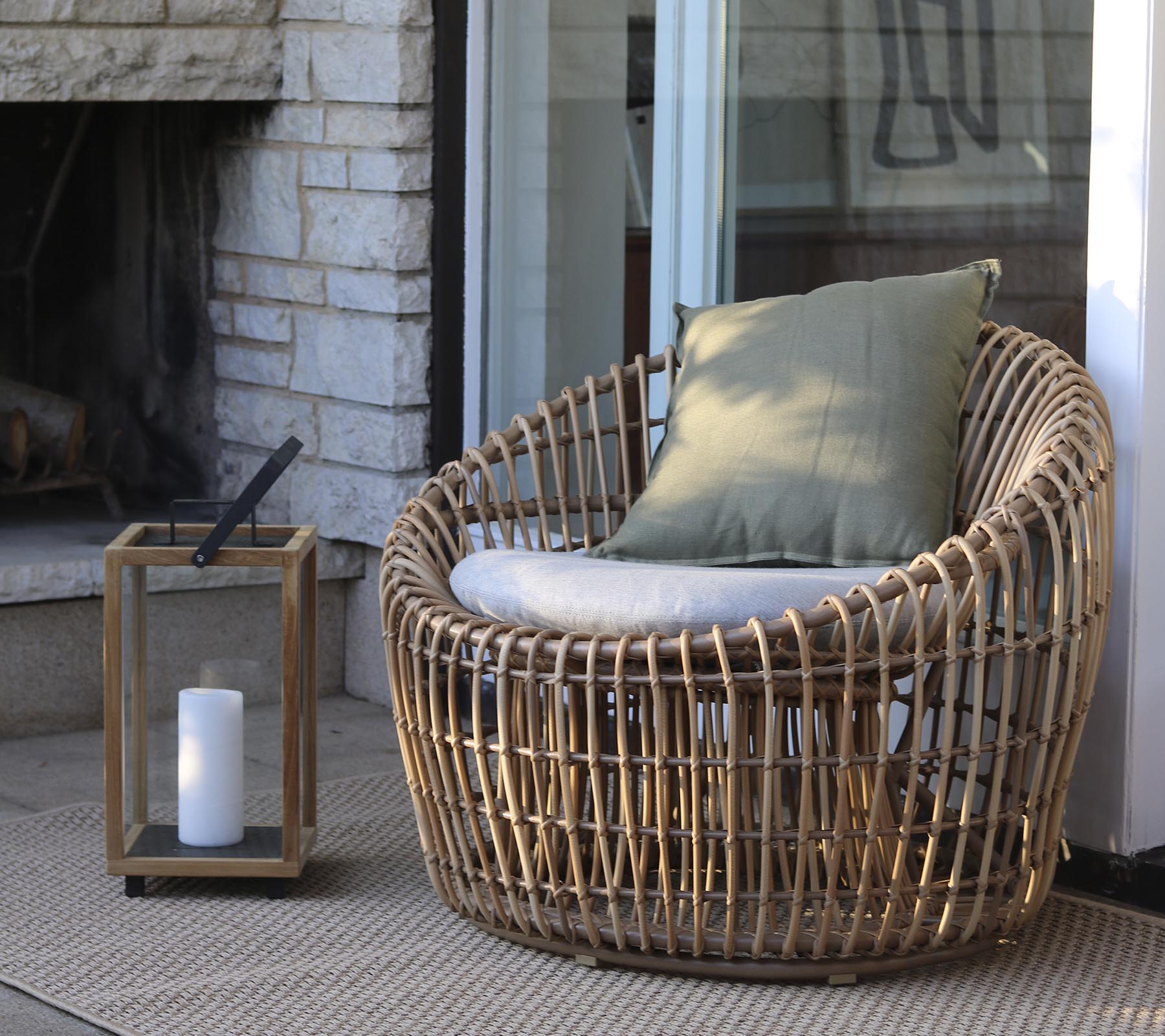 Cane-line Durable Nest Round Chair with Classic Danish Design