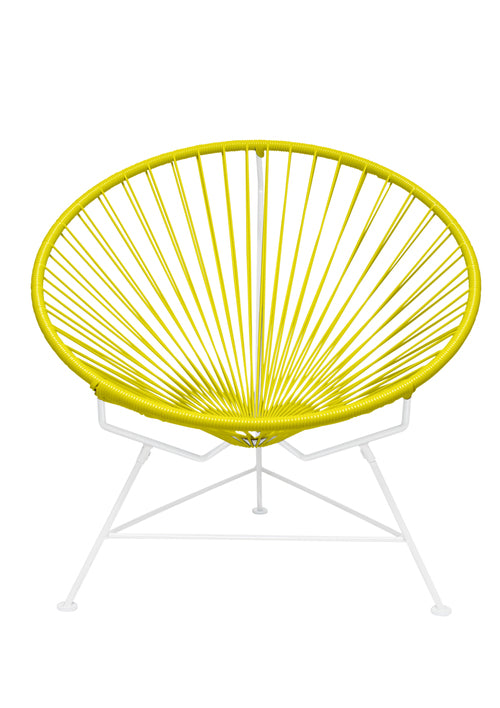 Stylish and Durable Innit Lounge Chair with White Powder - Coated Steel Frame